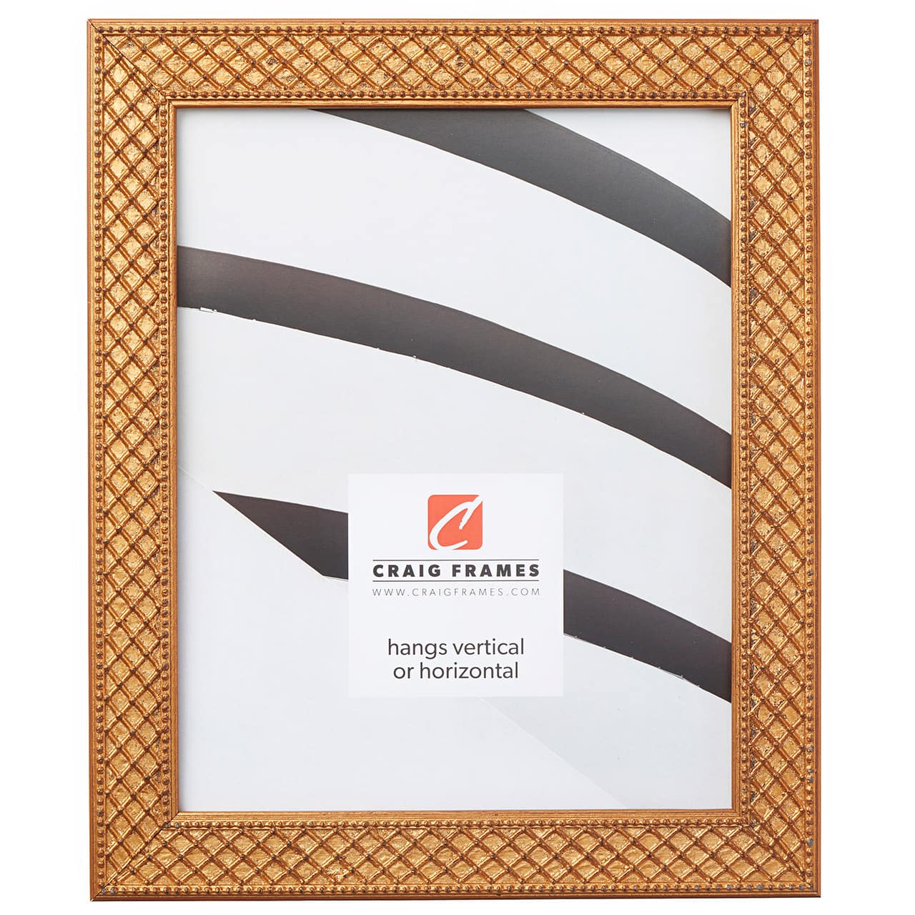 Craig Frames Lenox Antique Gold Picture Frame