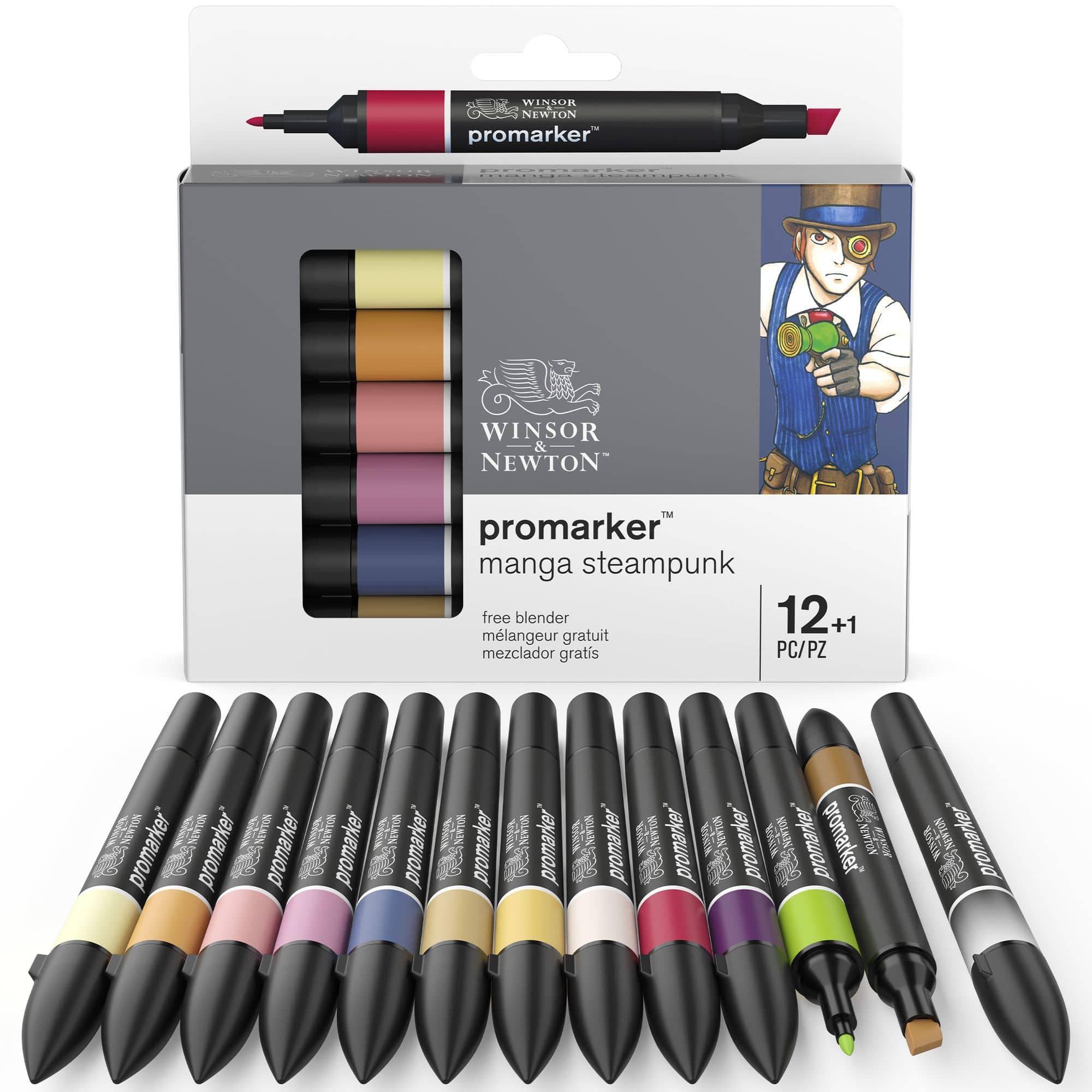 Winsor & Newton™ Promarker™ Manga Steampunk Set