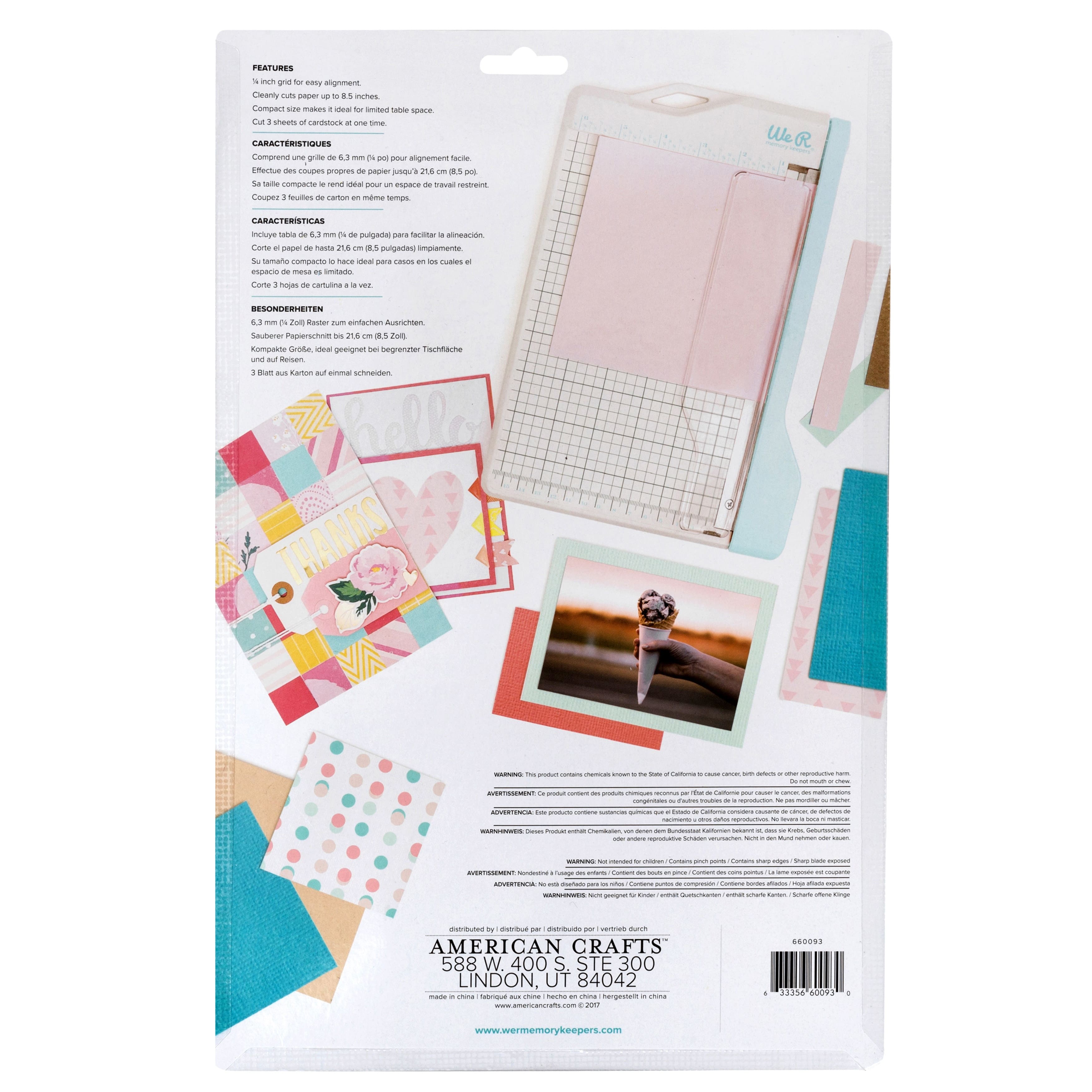 We R Memory Keepers® Mini Guillotine Paper Cutter