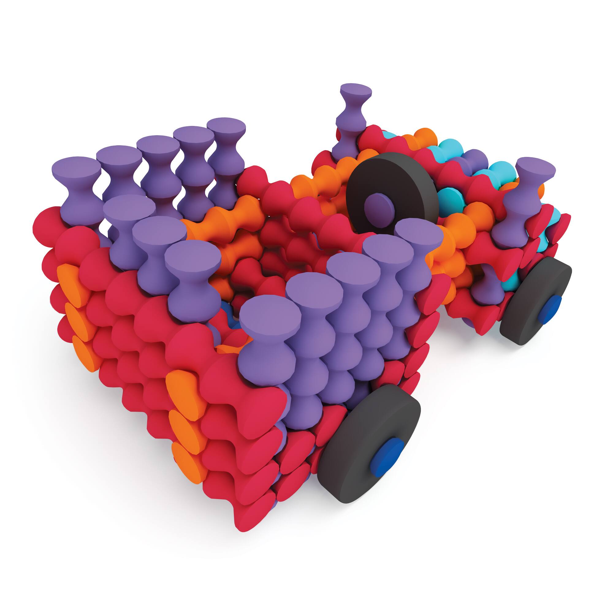 Playstix Vehicles 130 Piece Set