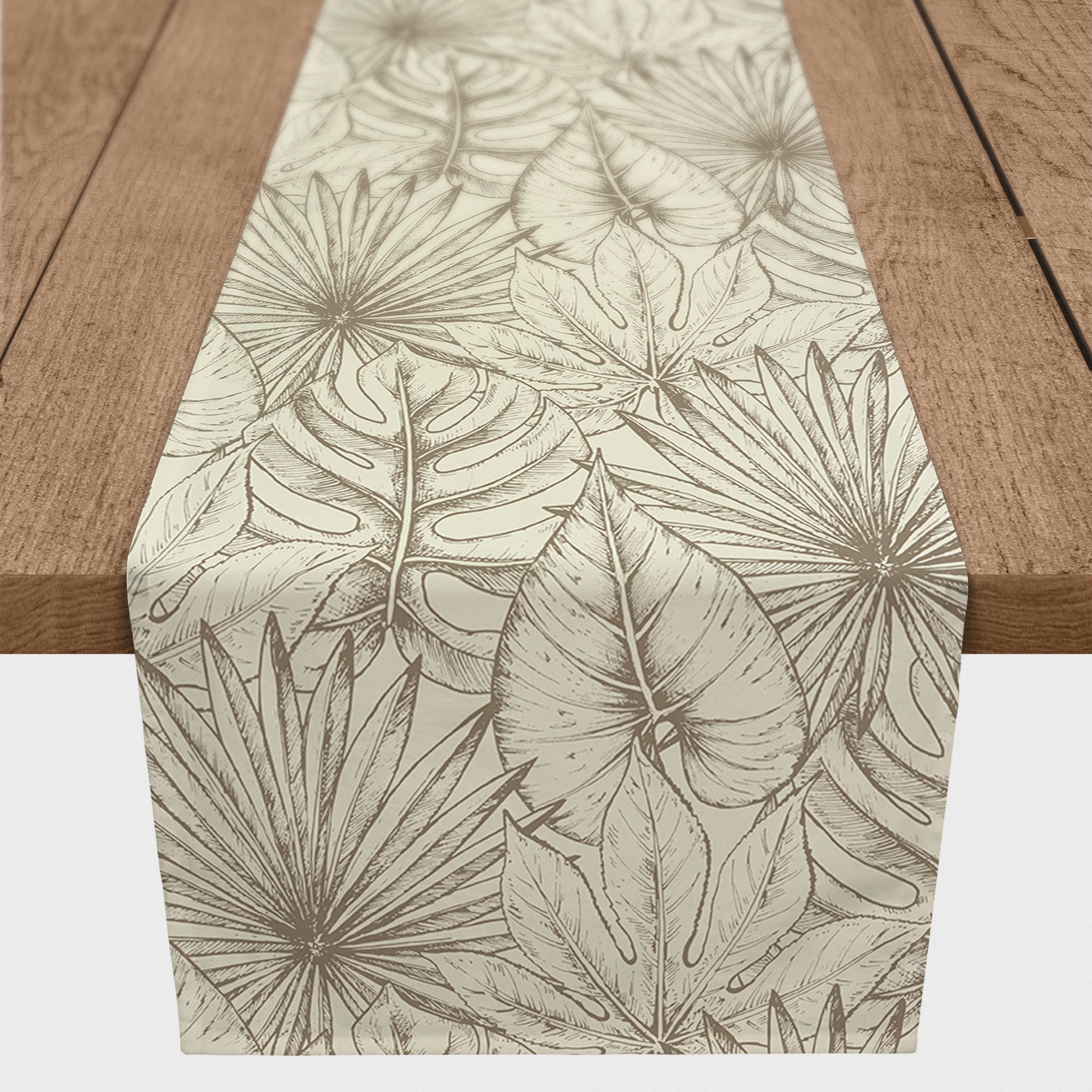 Vintage Palms Cotton Twill Runner