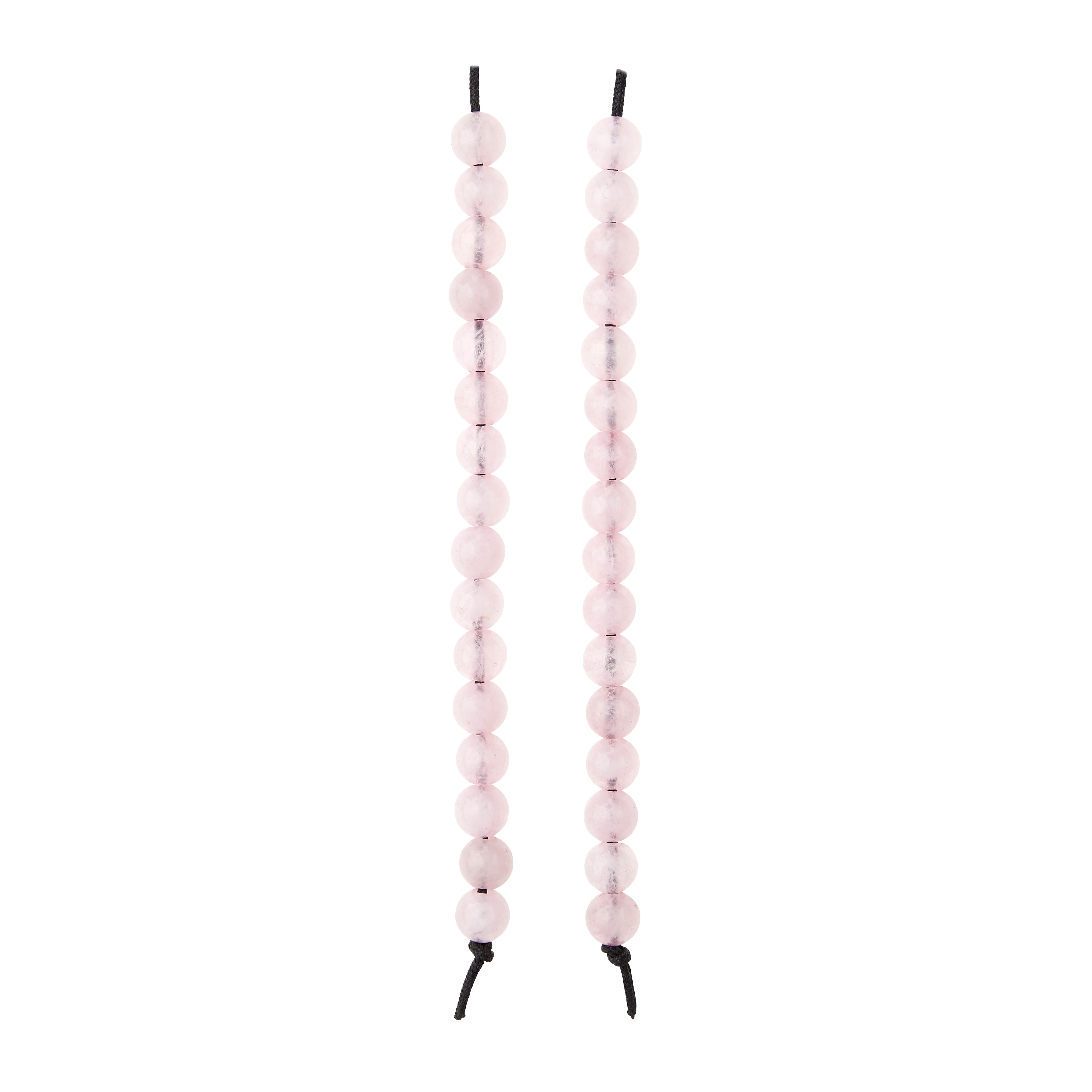 Rose Quartz Round Beads, 8mm by Bead Landing™