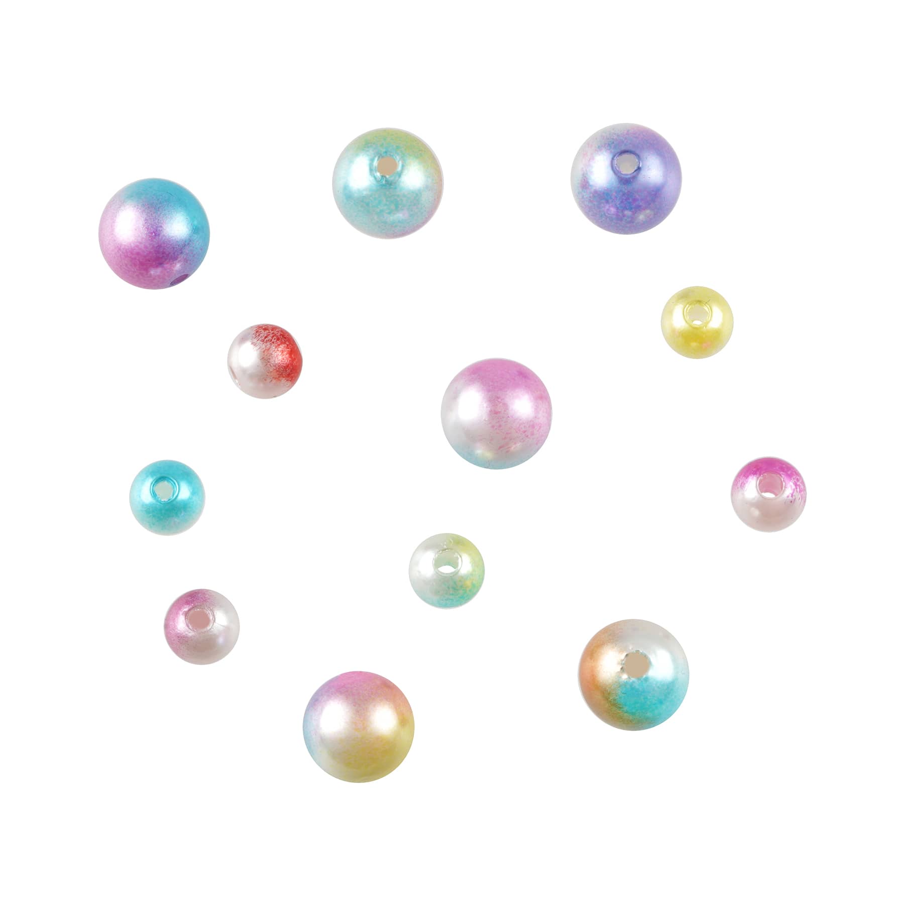 12 Packs: 220 ct. (2,640 total) Pearl Mermaid Round Beads by Creatology™