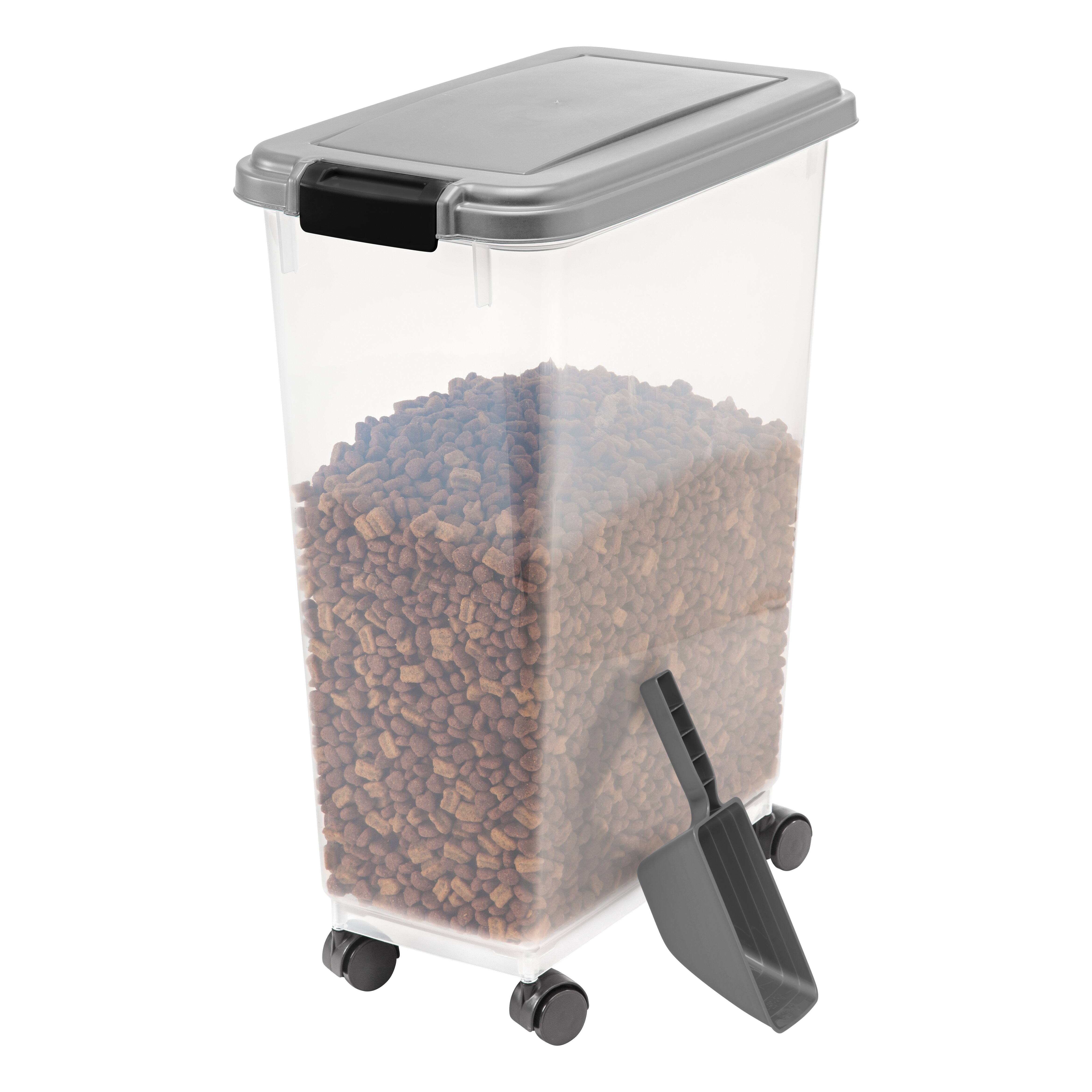 IRIS Chrome Airtight Pet Food Container