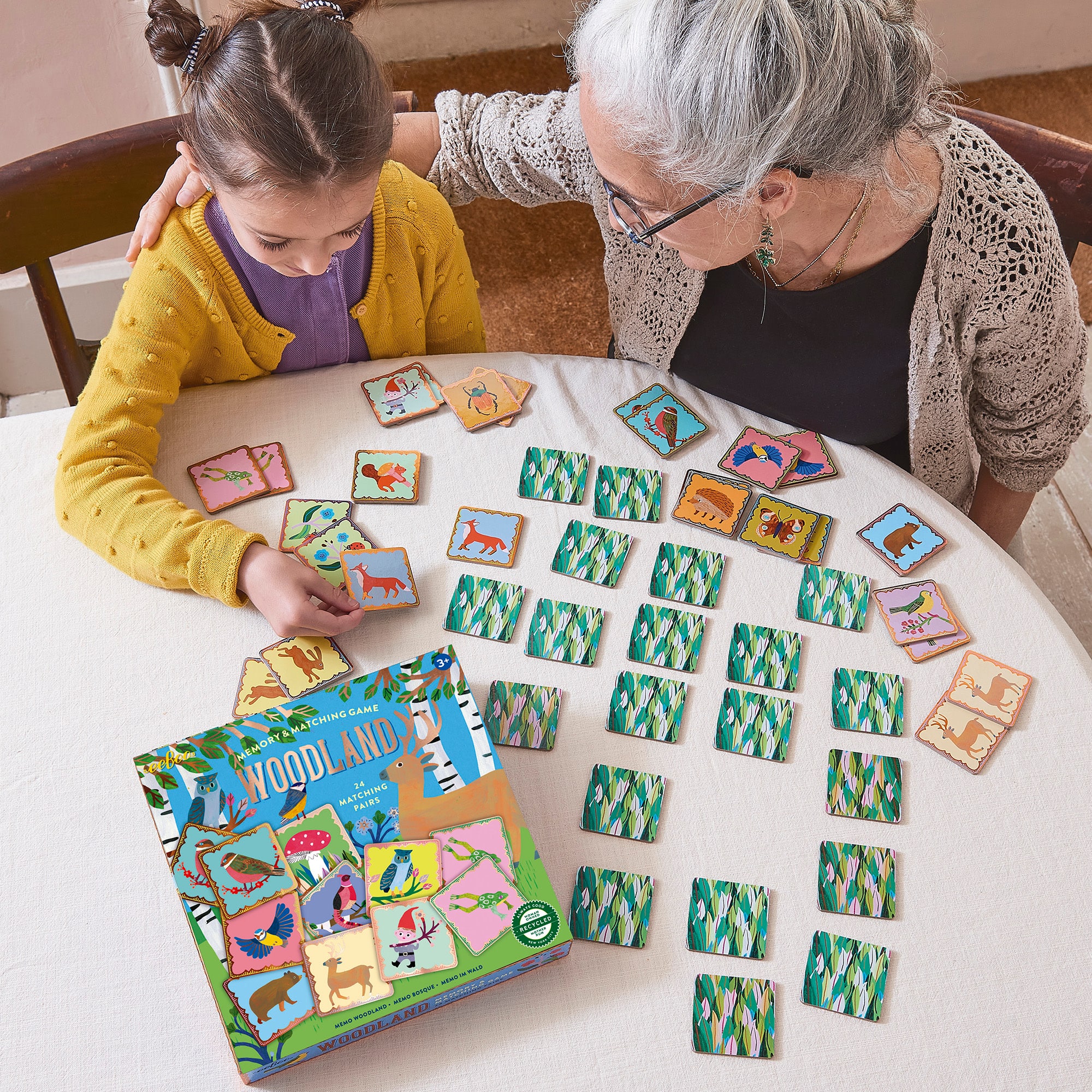 eeBoo Woodland Memory & Matching Game