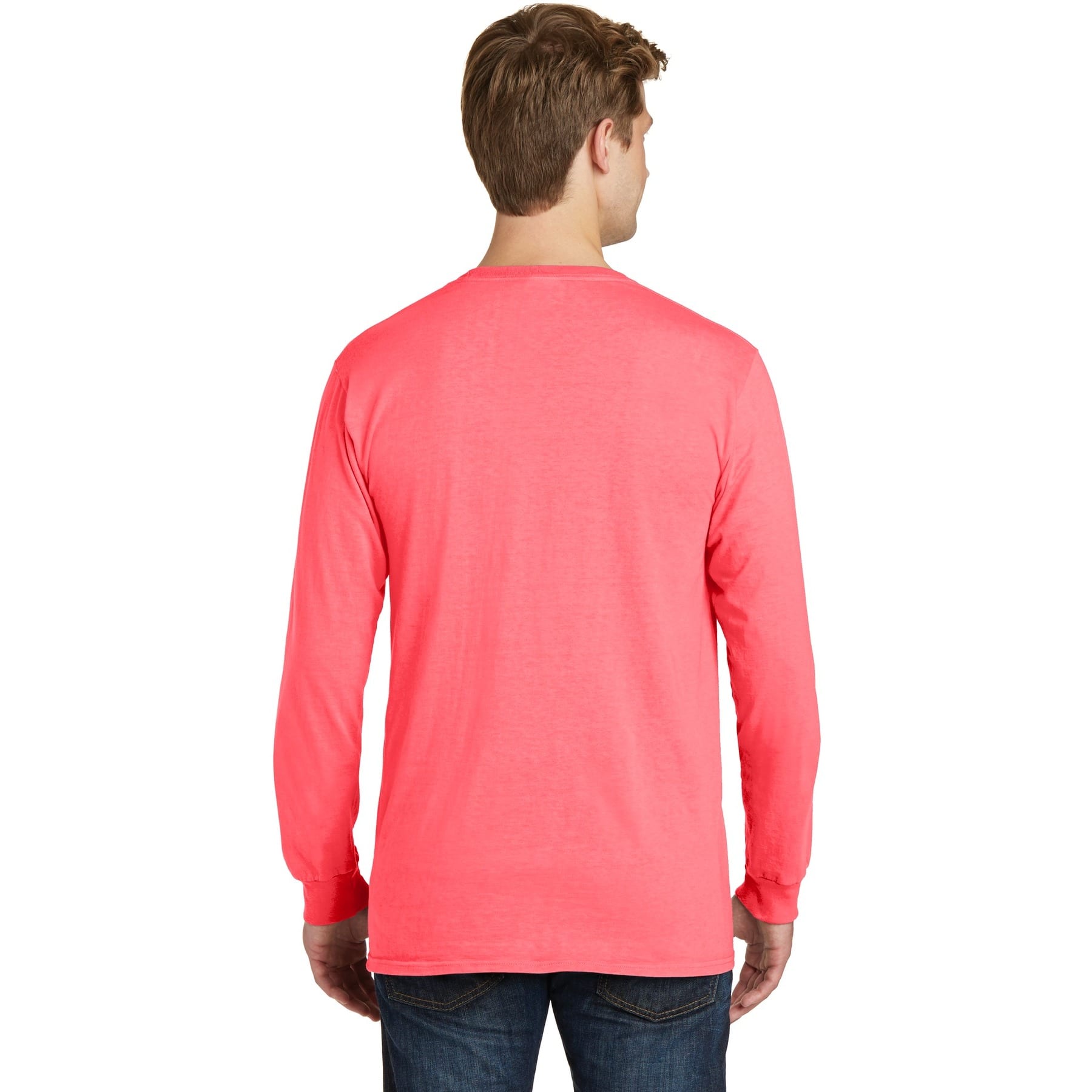 Port & Company® Beach Wash® Colors Garment-Dyed Long Sleeve Tee