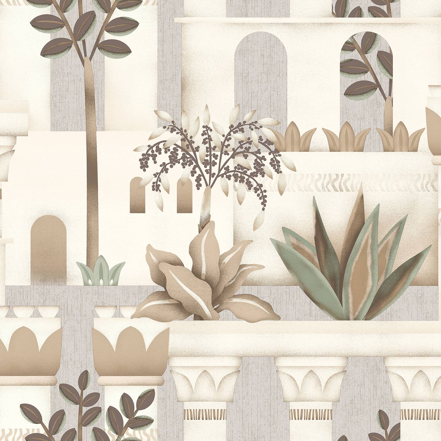 Designs Direct Mediterranean Villa Garden Wallpaper