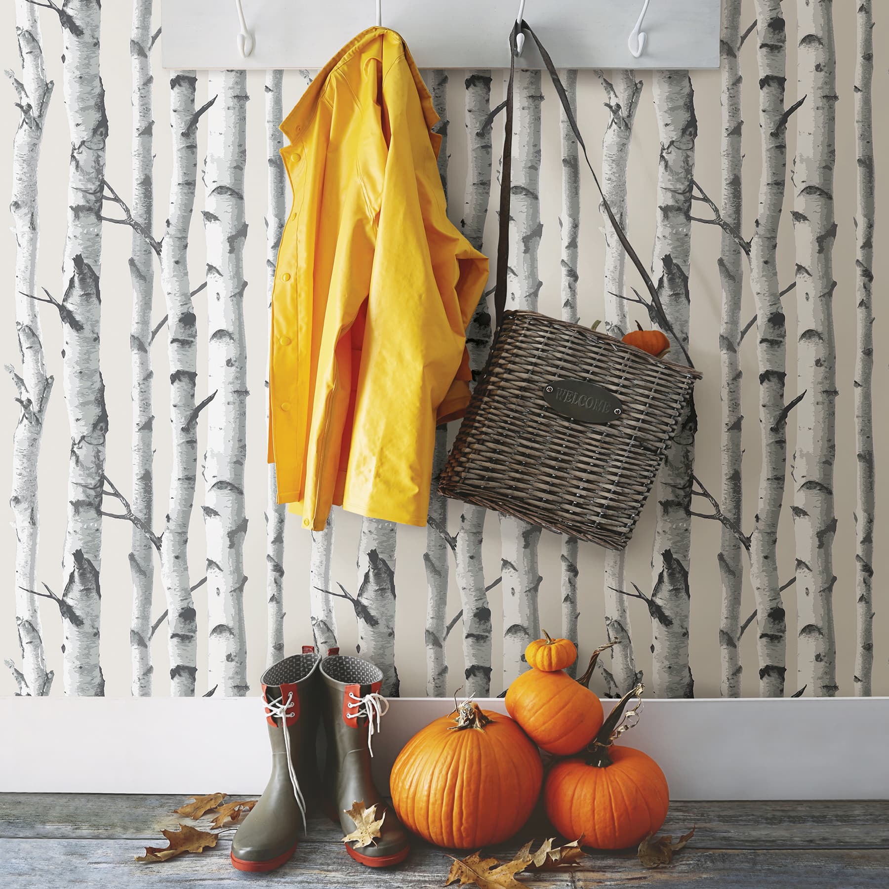 NuWallpaper Birch Tree Peel & Stick Wallpaper