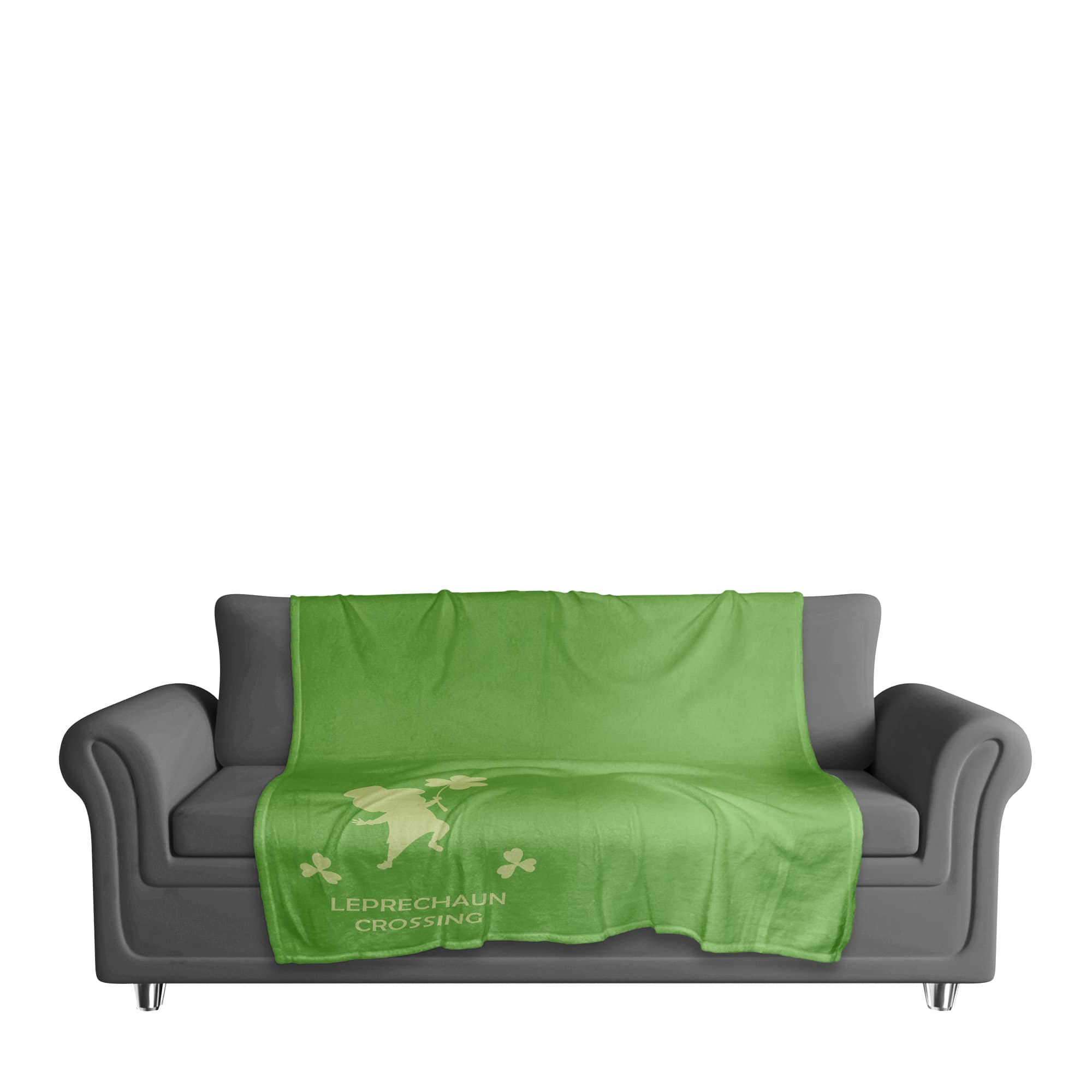 Leprechaun Crossing 50" x 60" Coral Fleece Blanket