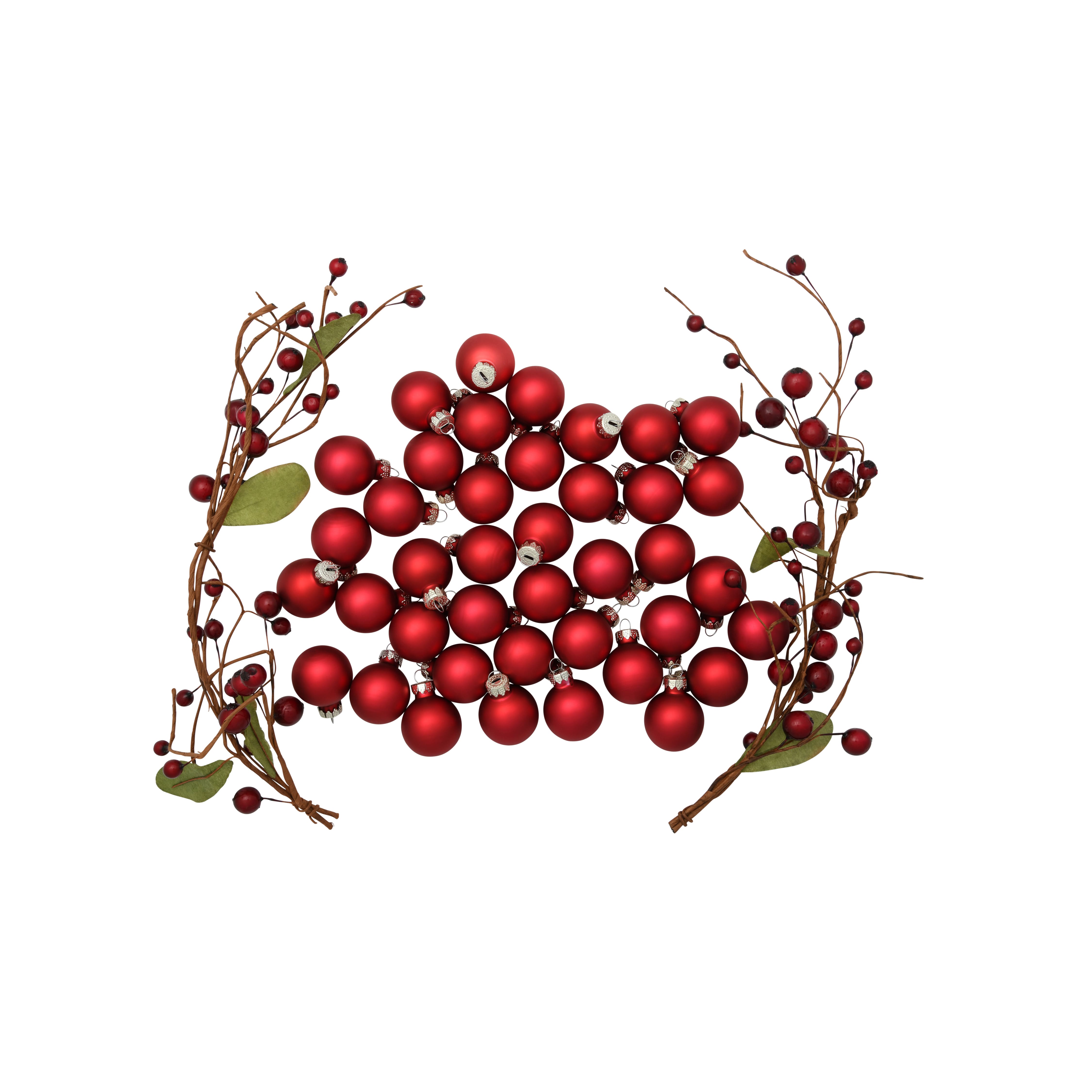 Whitehurst 40ct. 1.25" Matte Glass Ball Ornaments