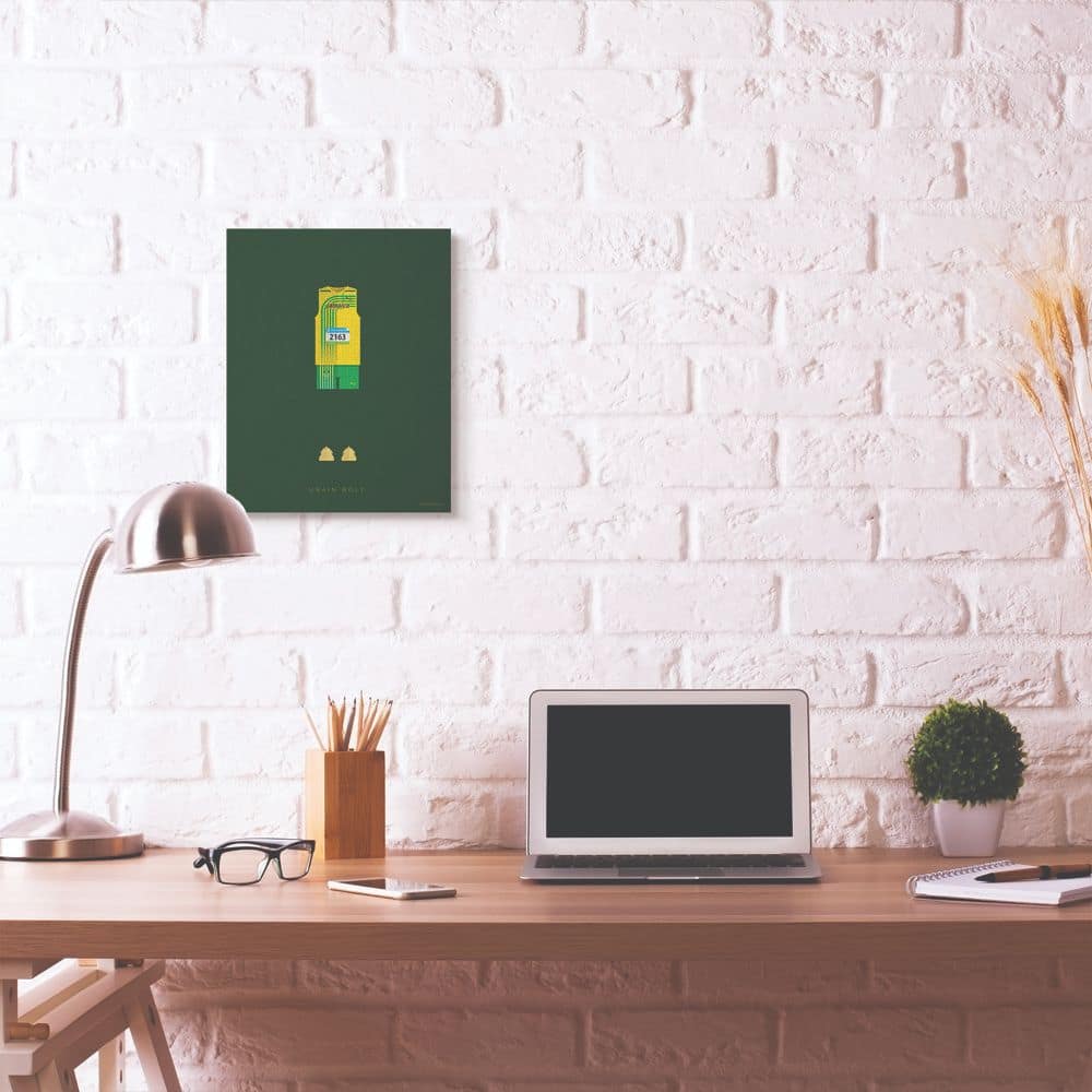 Stupell Industries Usain Bolt Fashion Design Wall Accent