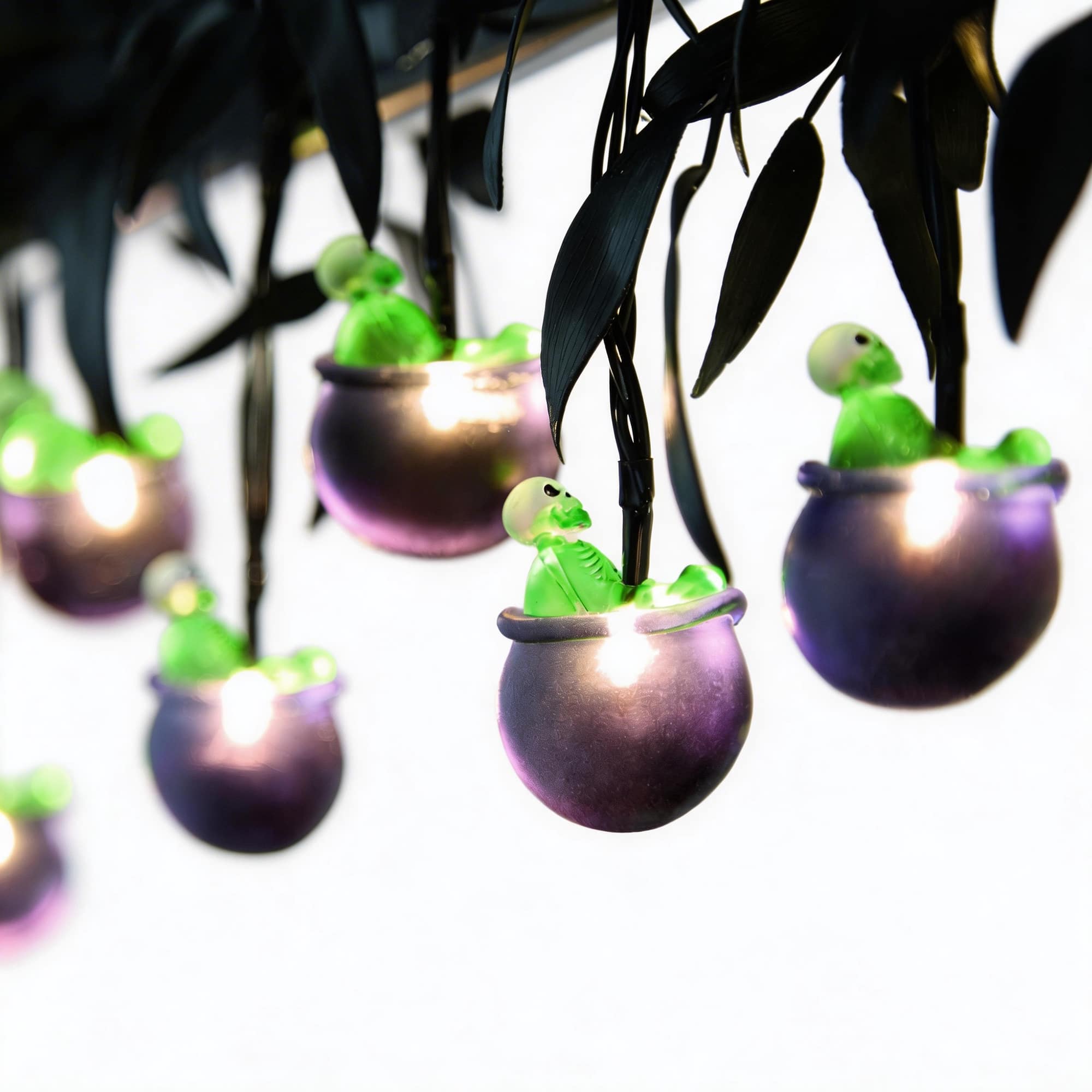 10ct. Cauldron & Skeleton LED String Lights by Ashland®