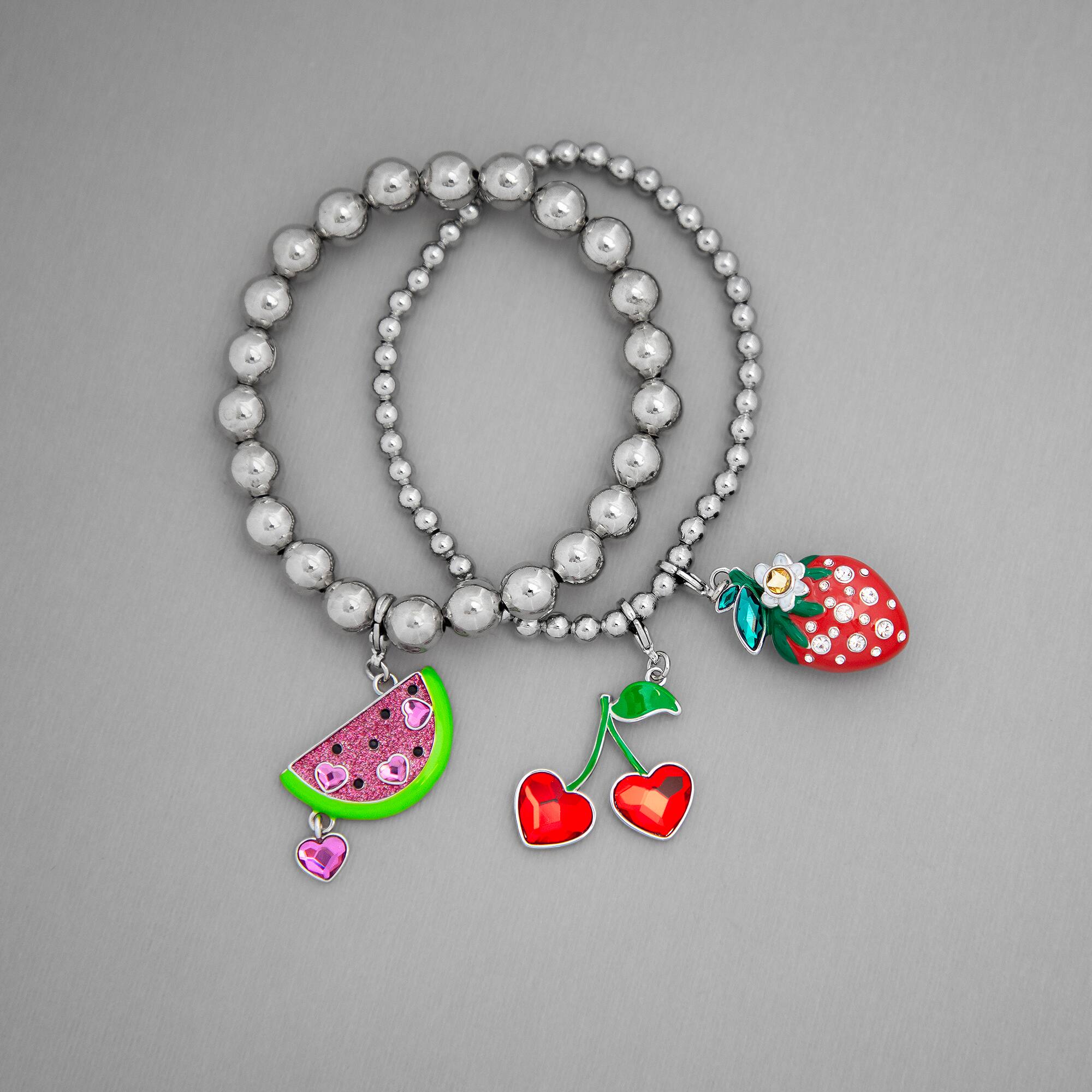 Strawberry Austrian Crystal Charm by Bead Landing™