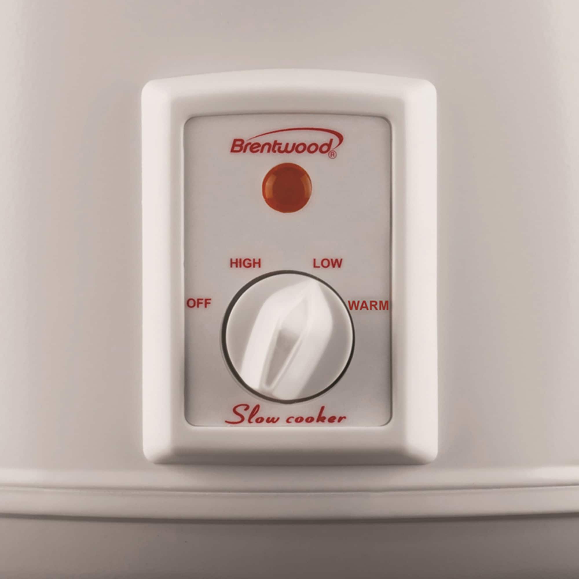Brentwood 8qt. White Slow Cooker