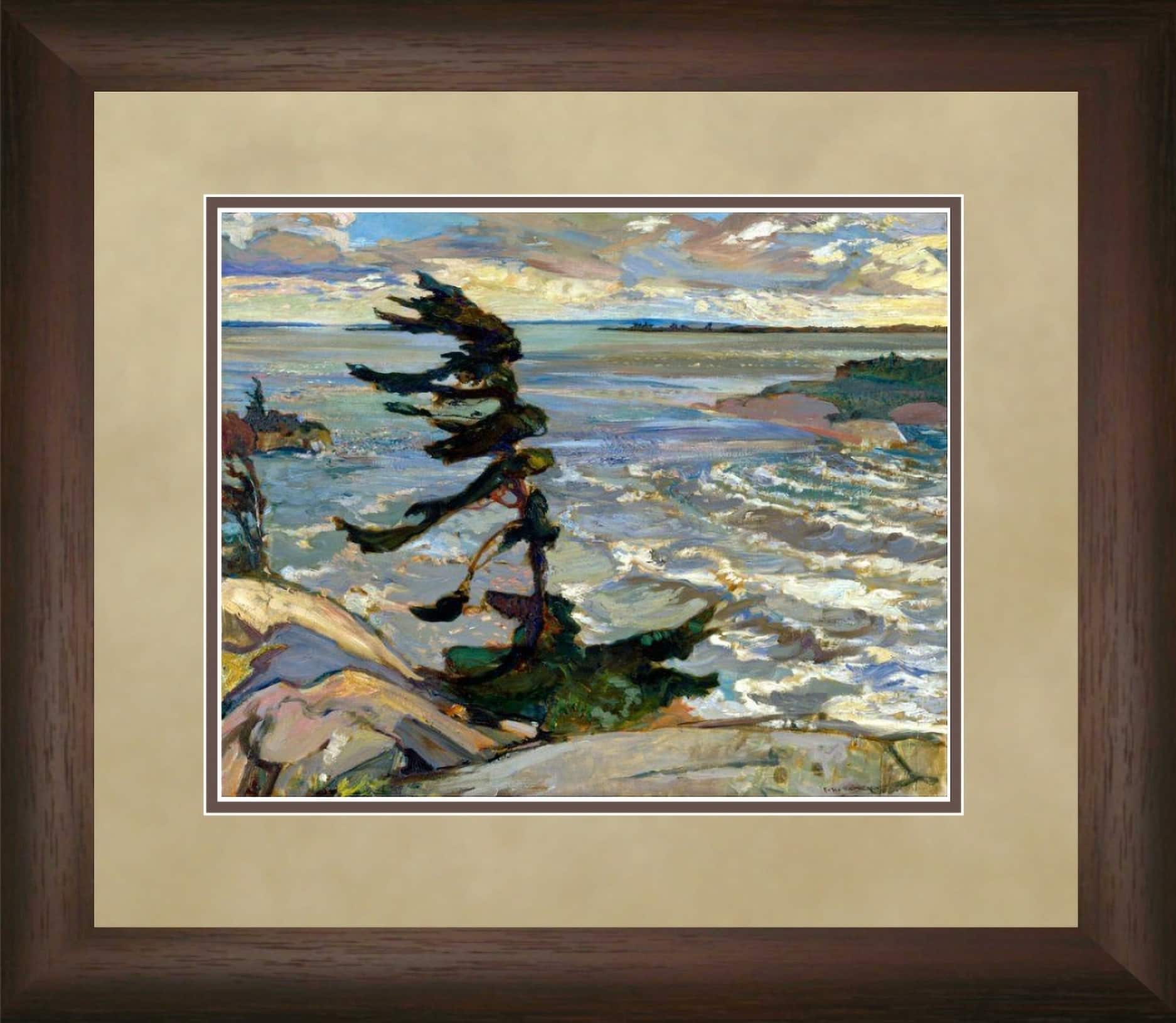 Stormy Weather Framed By Frederick Varley 34.5" x 30.5