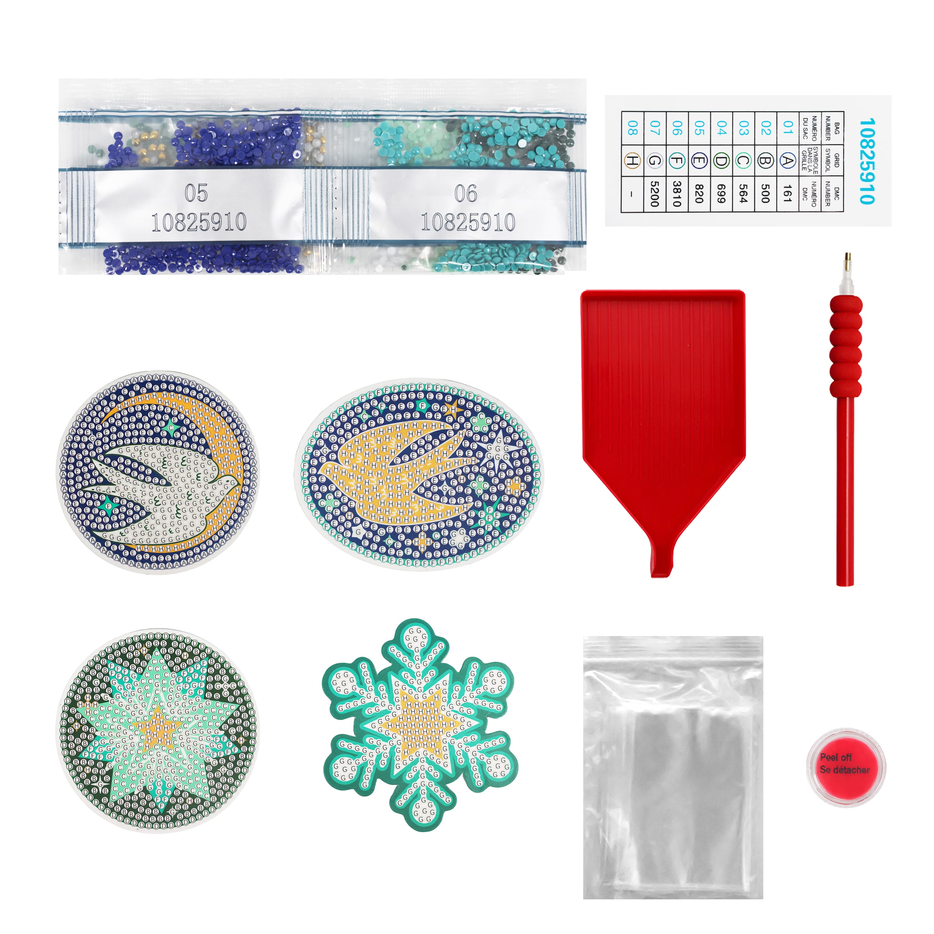 3" Starry Diamond Art Magnet Kit by Make Market®