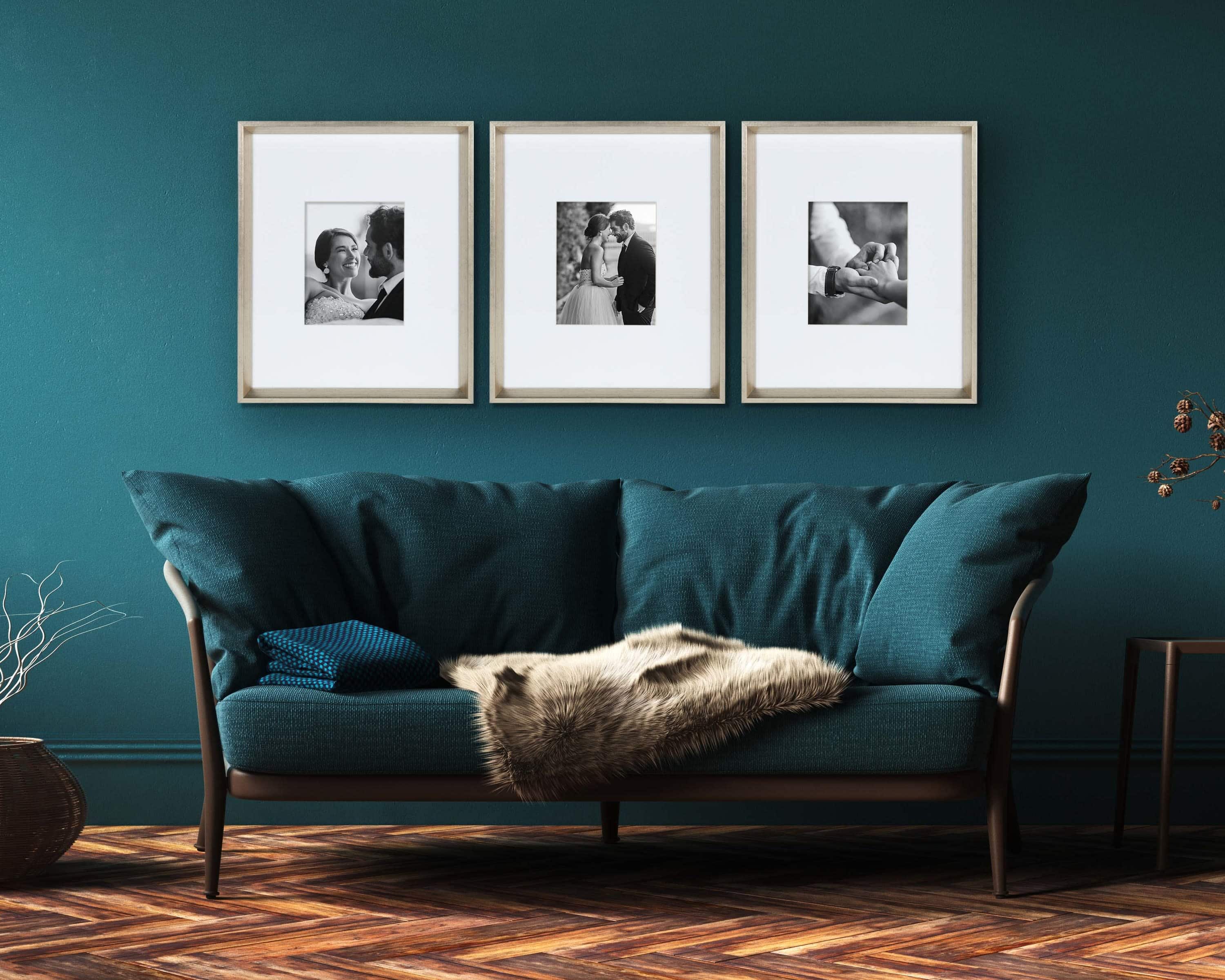 Kate and Laurel 16" x 20" Calter Photo Frames with 8" x 10" Mat