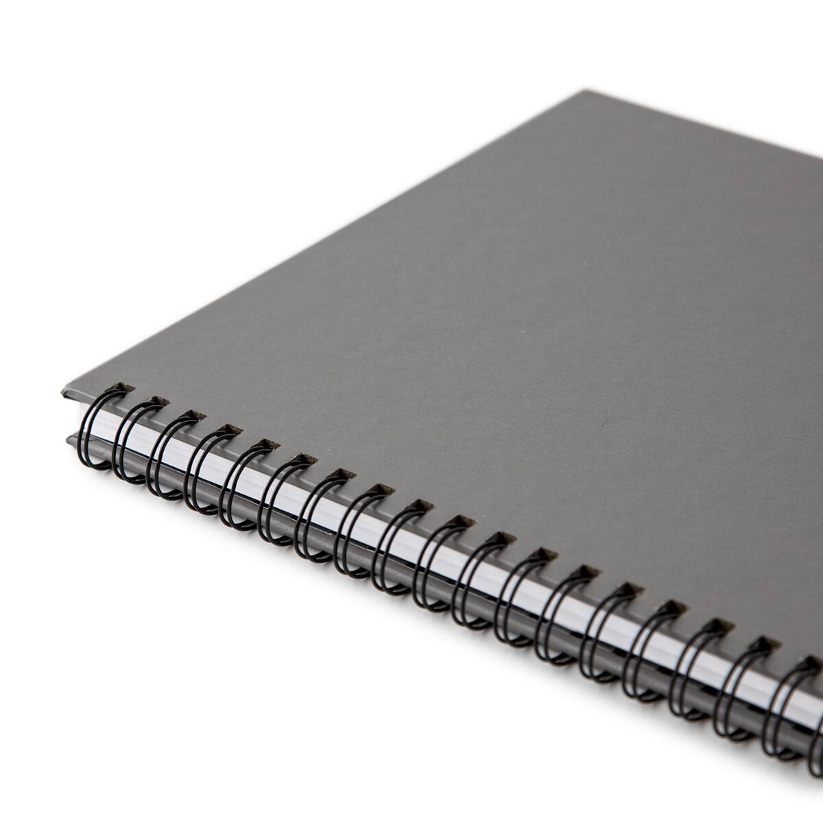 Cahier à croquis gris à reliure métallique d'Artist's Loft