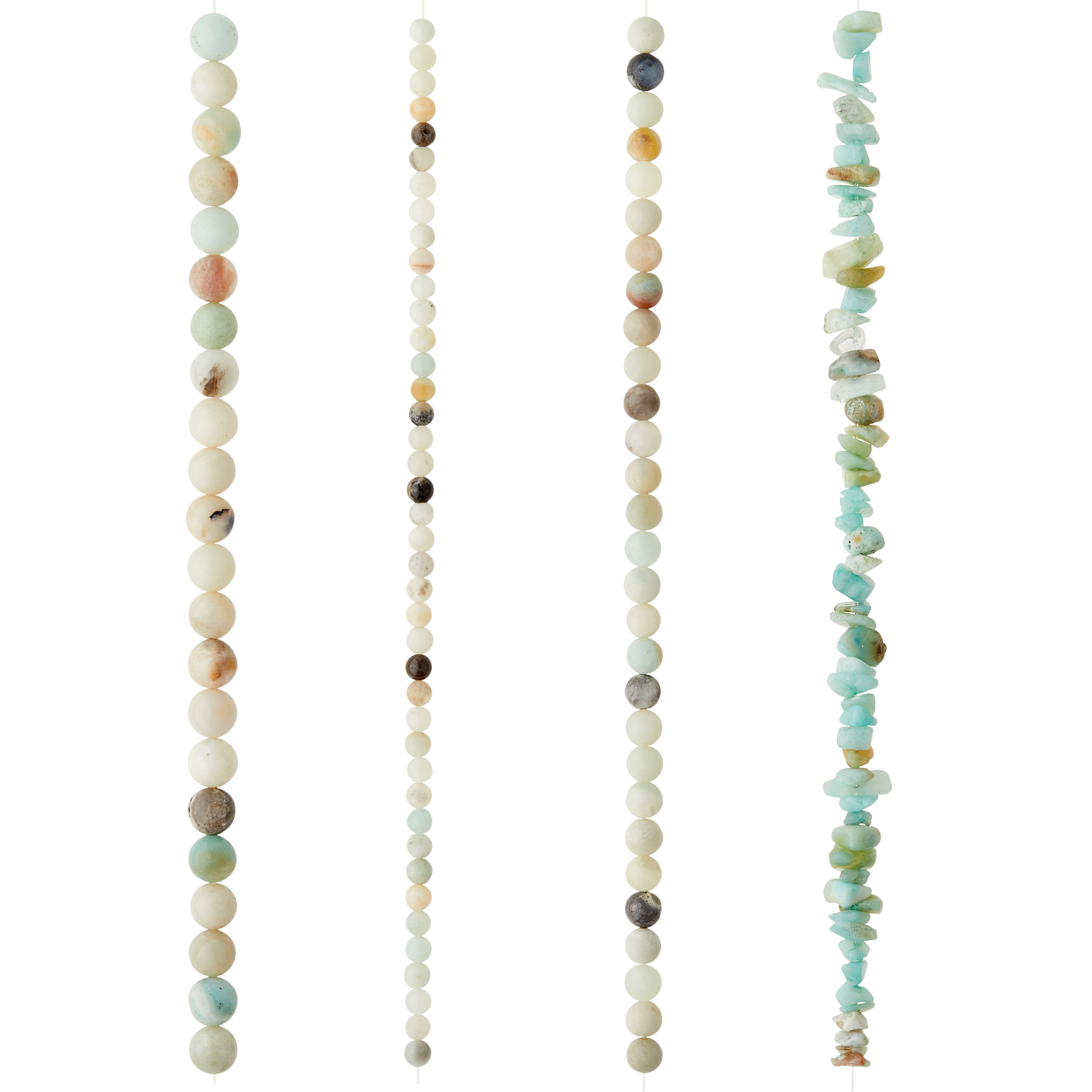 6 Pack: Multicolor Amazonite Beads Value Pack by Bead Landing™