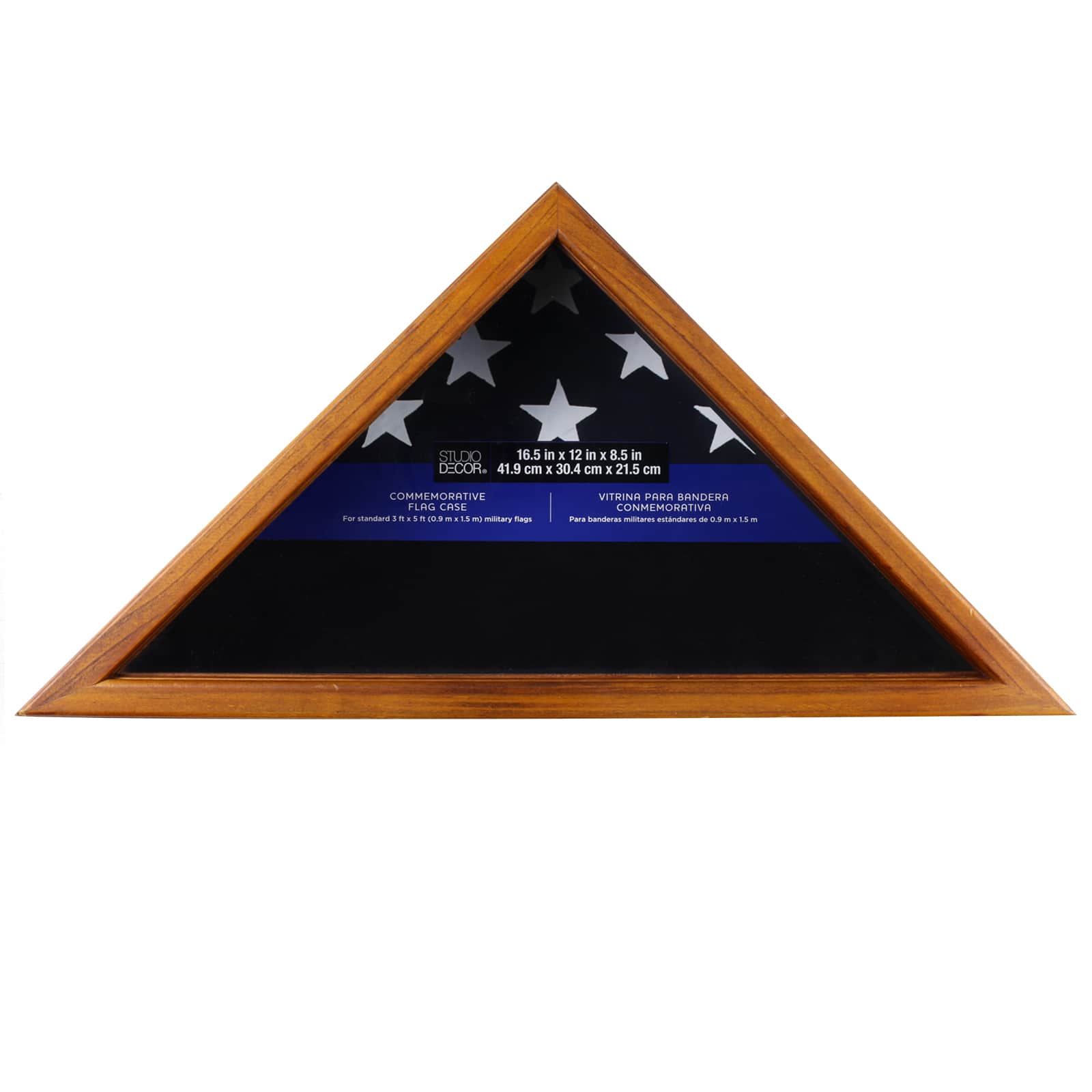 12 Pack: Commemorative Oak Flag Case by Studio Décor®