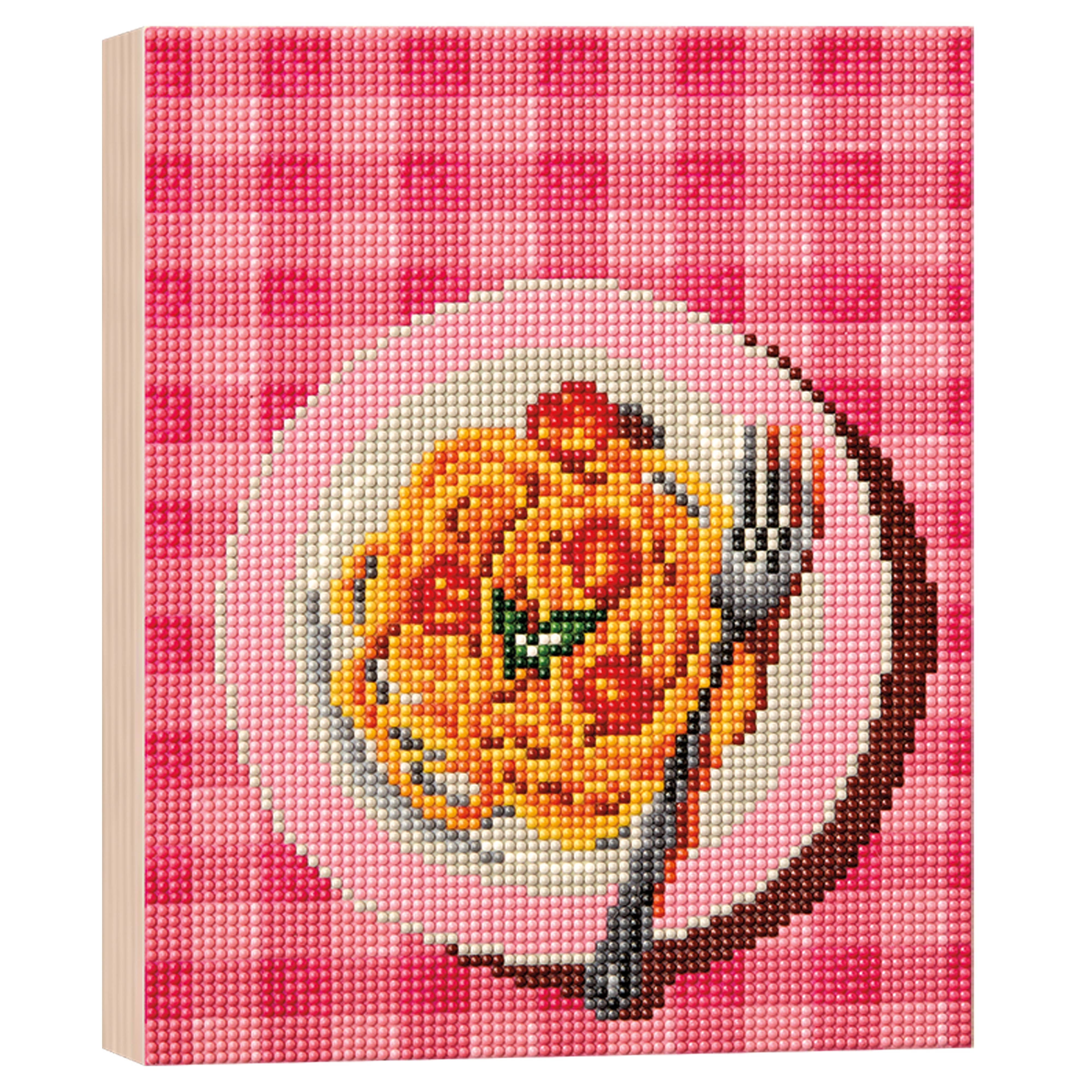 8" x 10" Pasta Noodles Wood Plank Diamond Art Kit by Make Market®