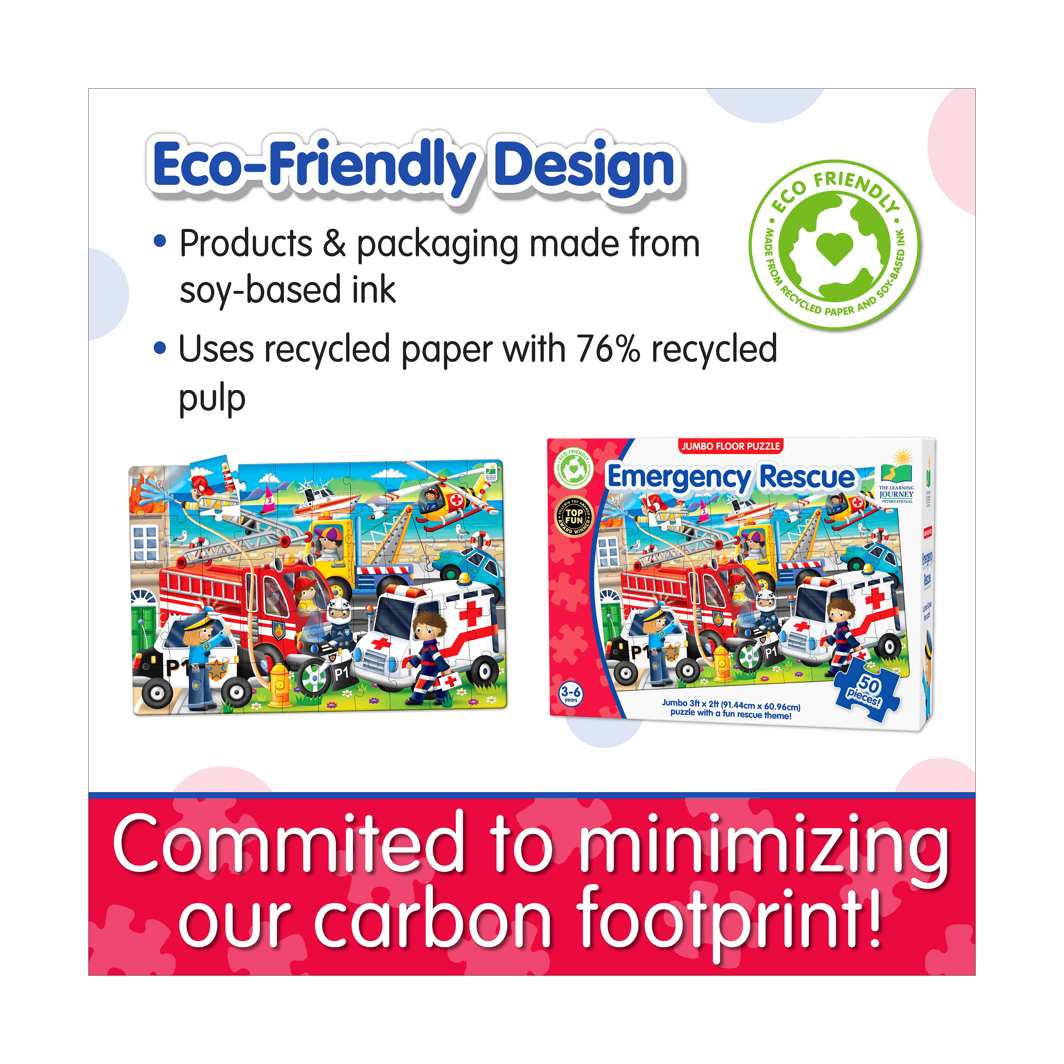 Jumbo Floor Puzzle - Emergency Rescue: 50 Pcs