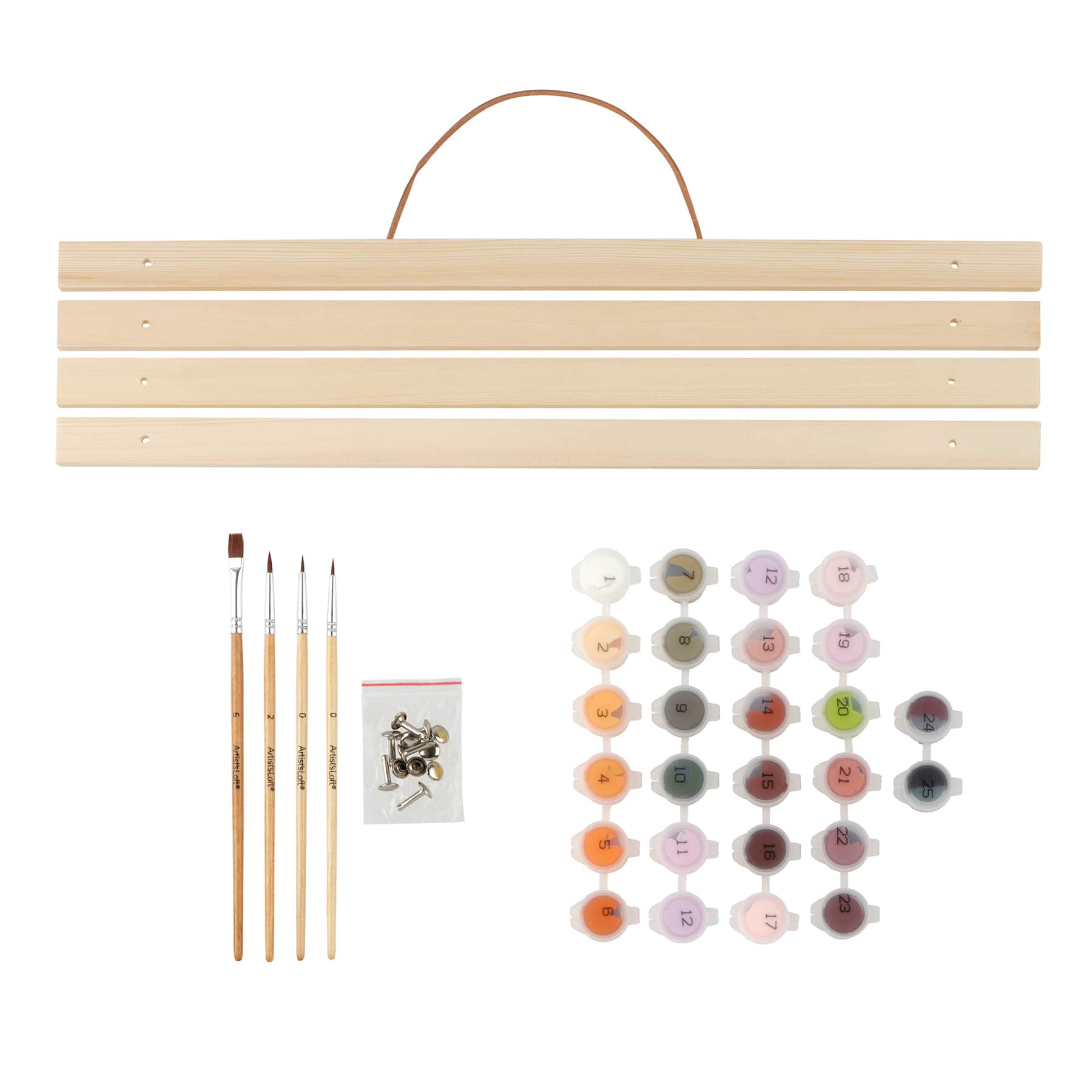 16" x 20" London Big Ben Paint-by-Number Kit with Wood Display Hanger by Artist's Loft®