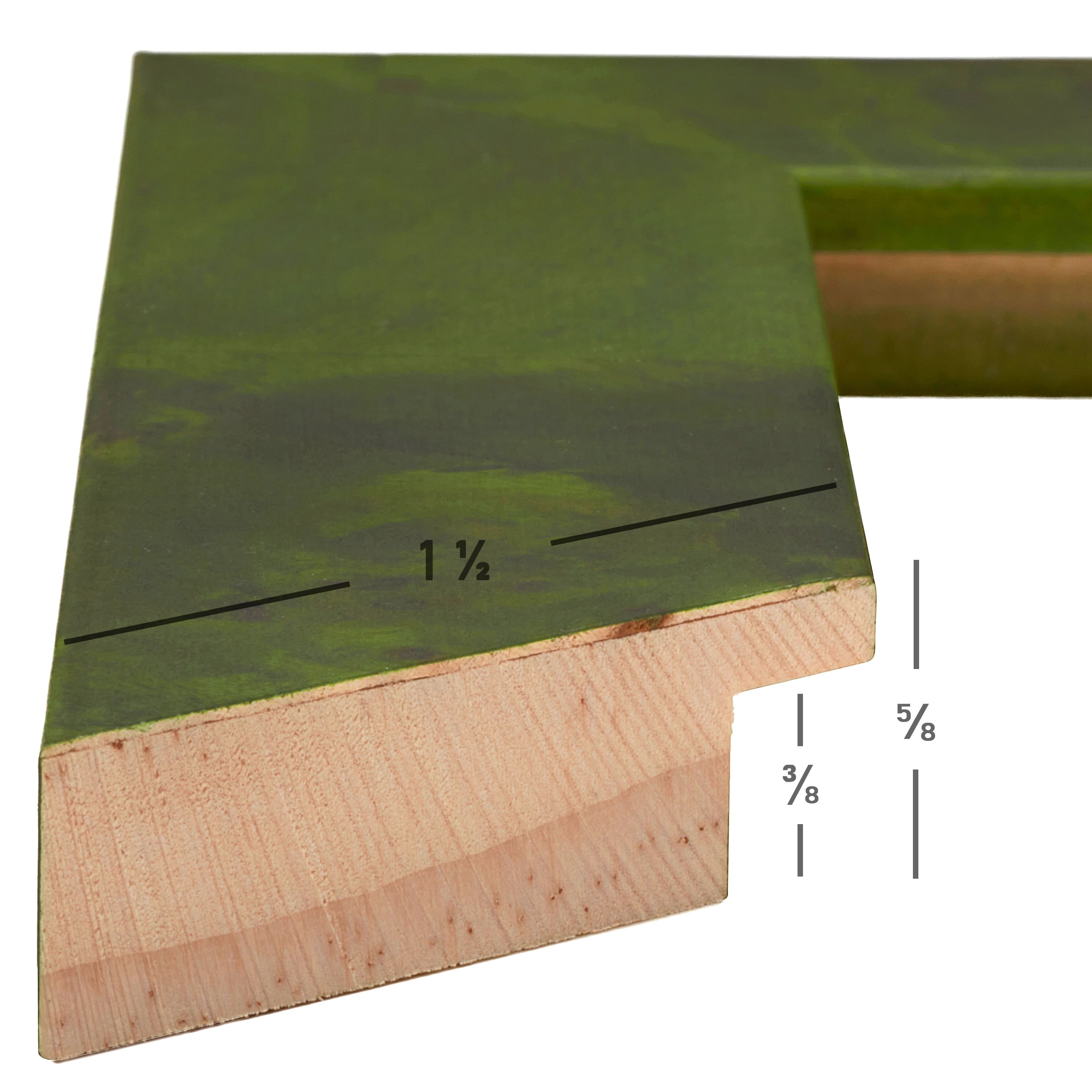 Craig Frames Innovations Green Burl Picture Frame