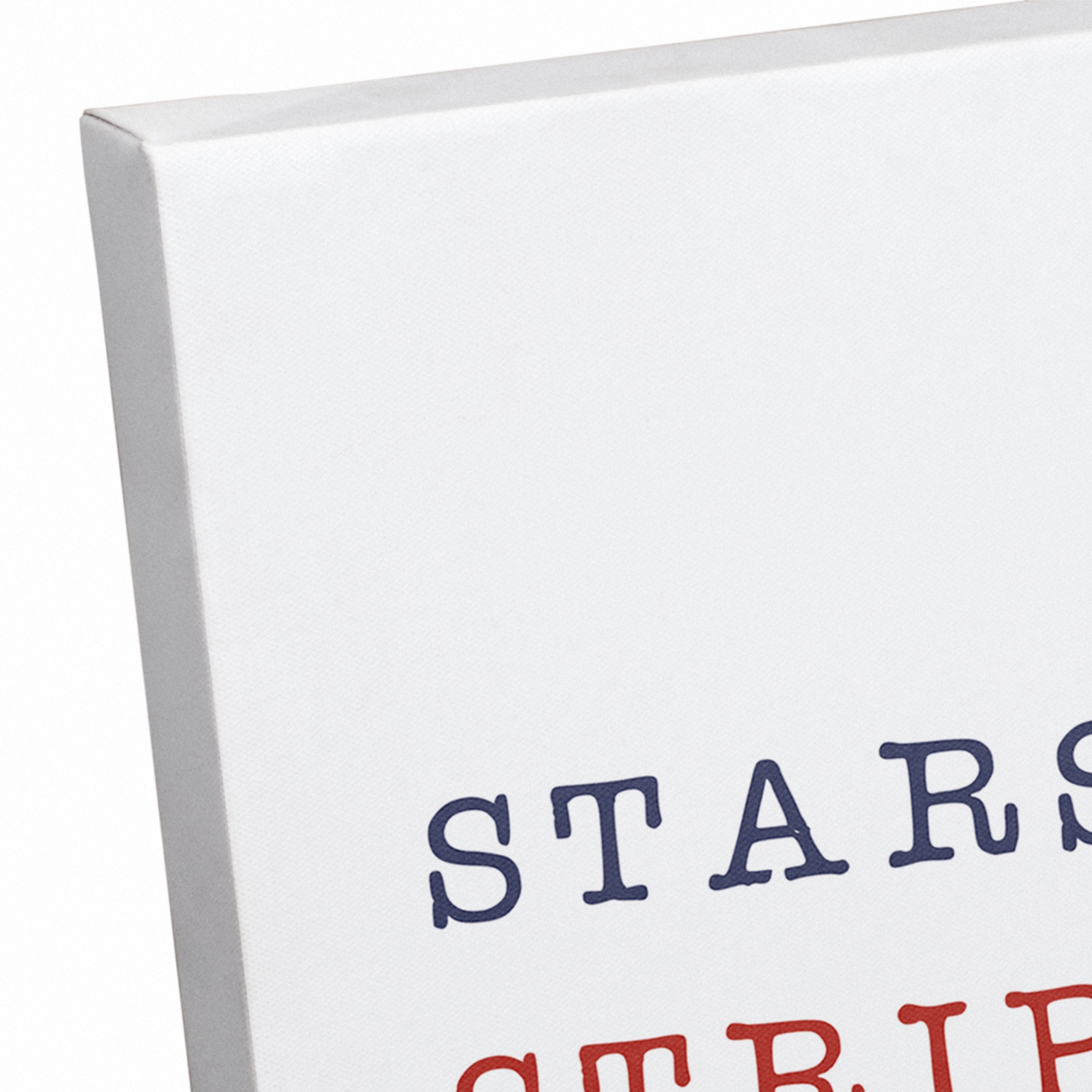 Stars and Stripes Sneakers Canvas Wall Art
