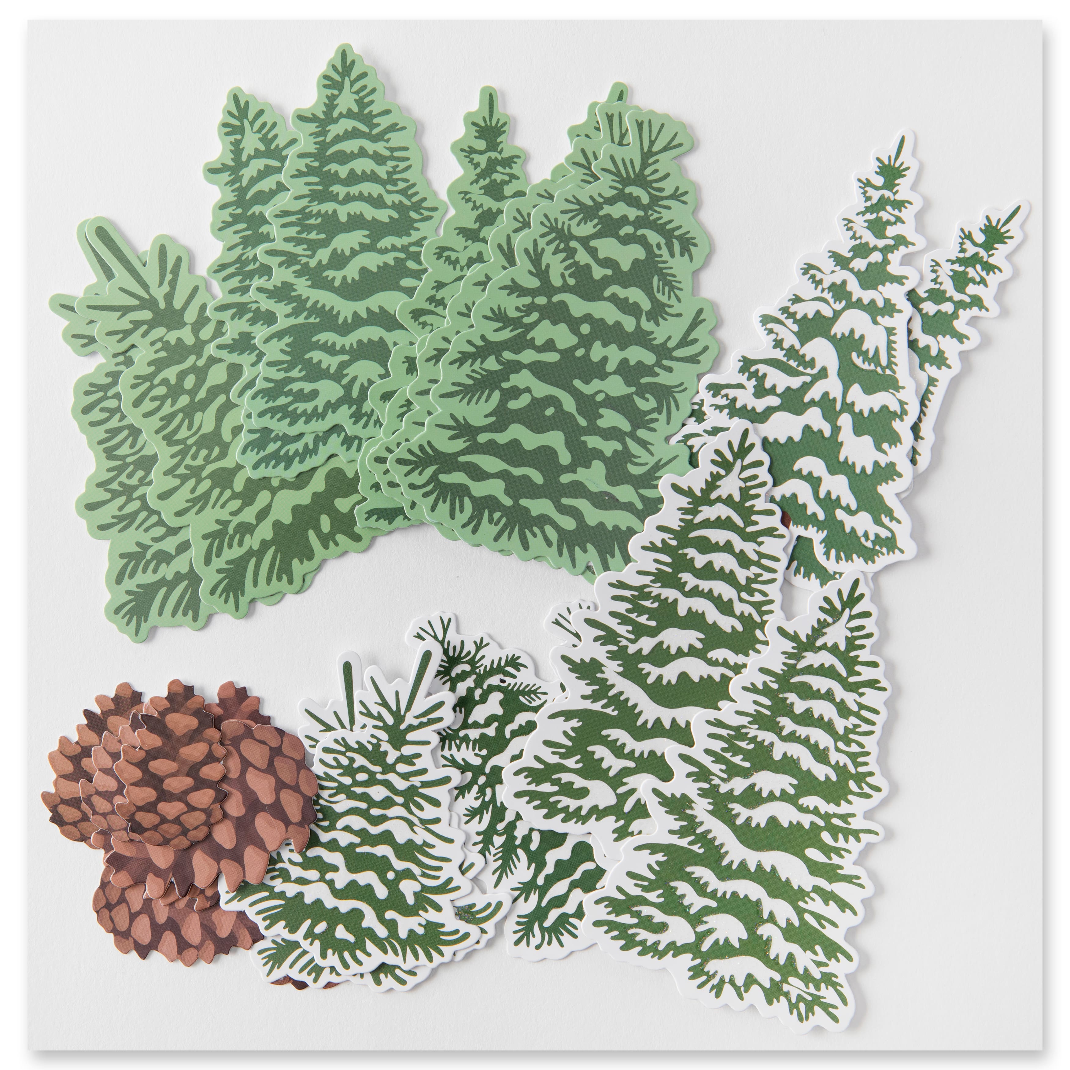 Pine Tree Die Cut Stickers by Recollections™