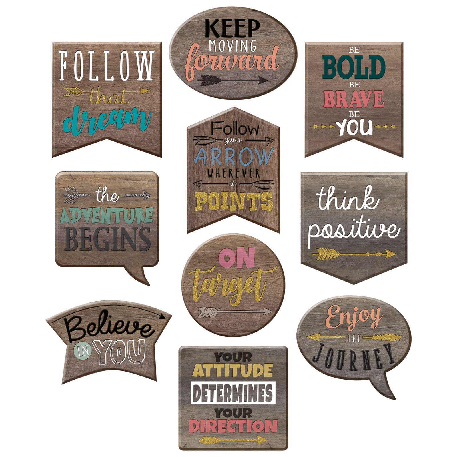 Teacher Created Resources Home Sweet Classroom Positive Sayings Accents, 3 Packs of 30