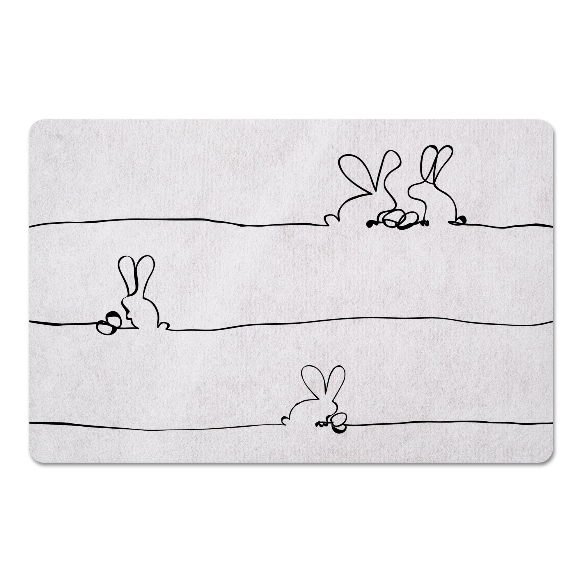 Easter Bunnies Contour 27" x 18" Floor Mat