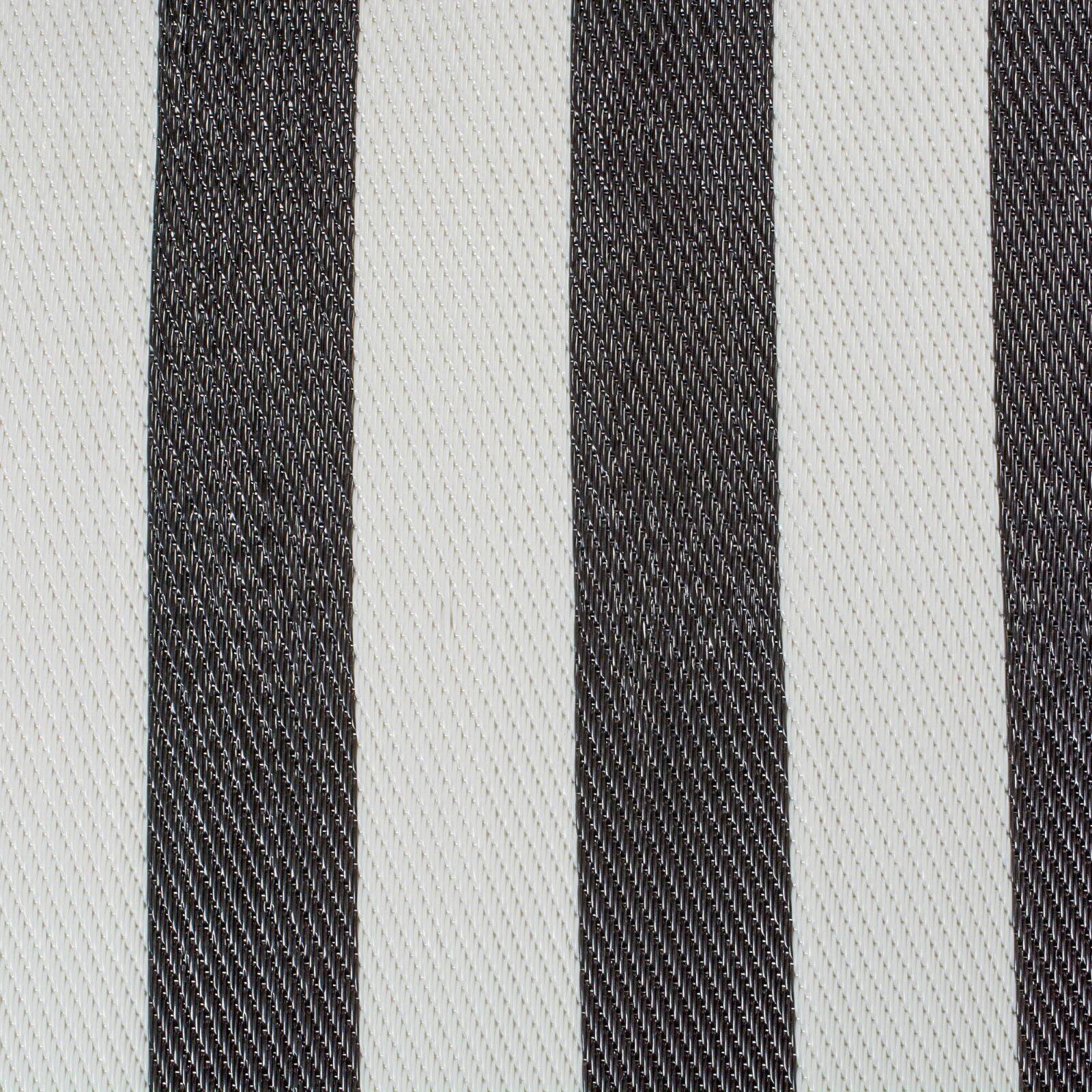 DII® Black & White Stripe Outdoor Rug, 4ft. x 6ft.
