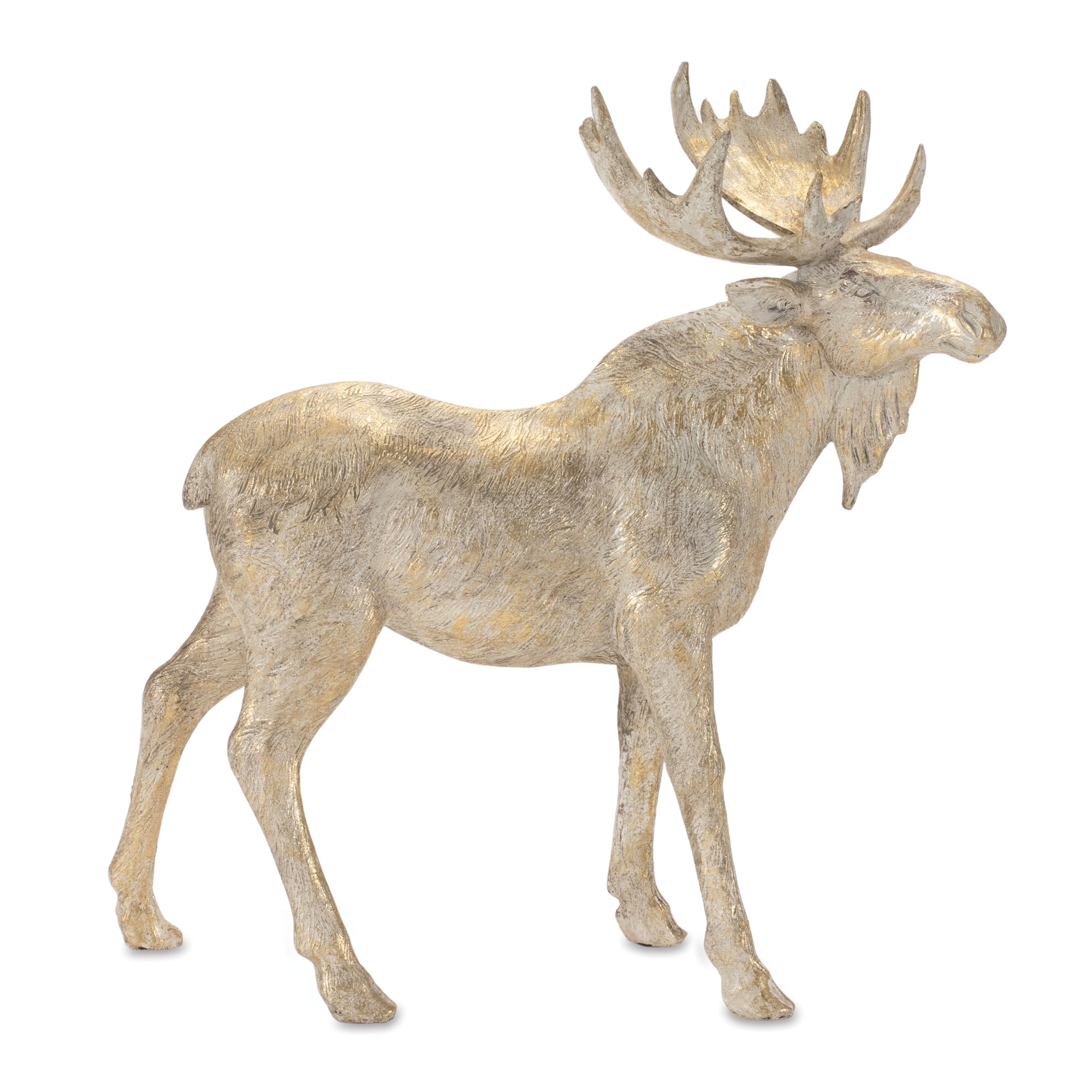 Winter Moose Figurine Set
