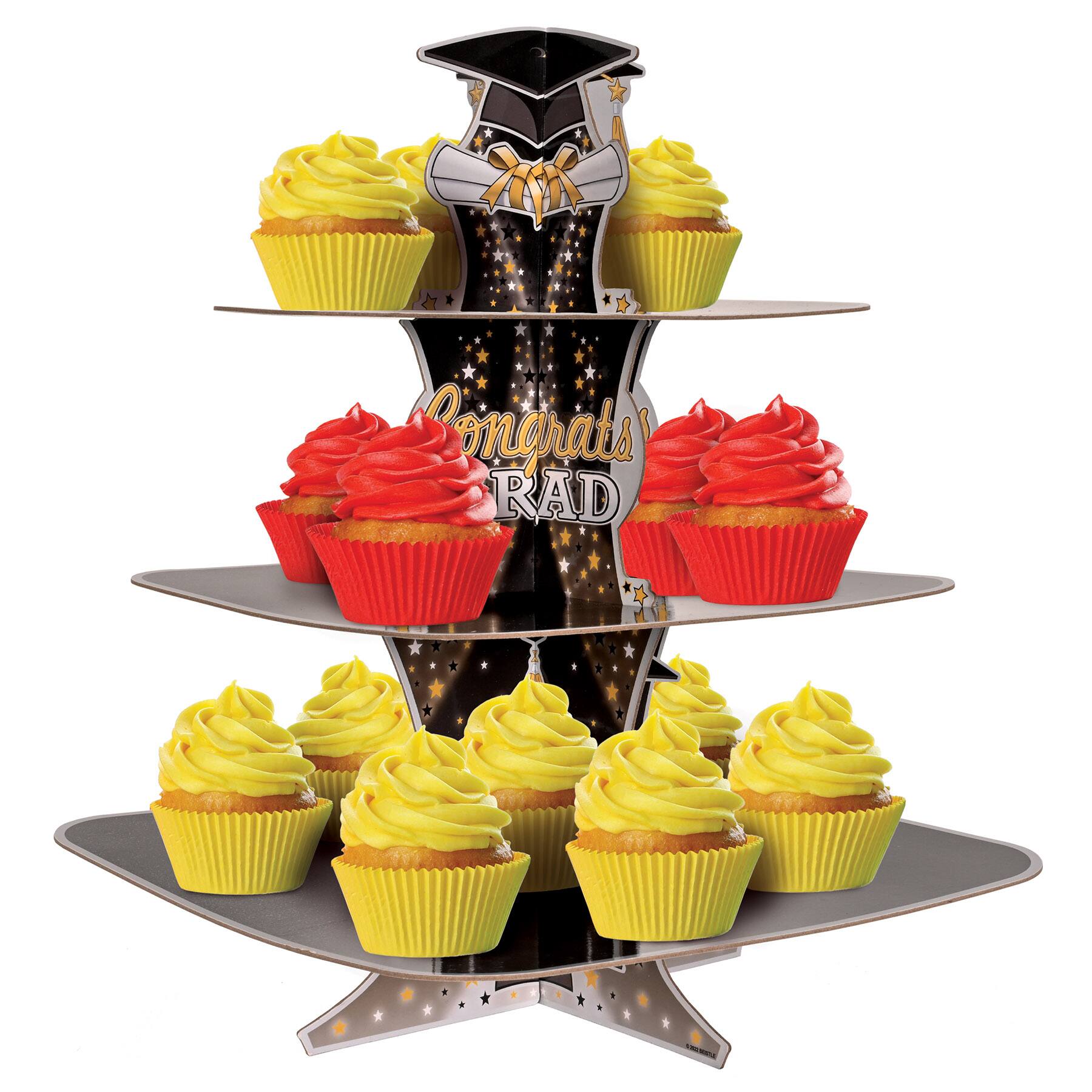 Beistle 15" Graduation Cupcake Stand
