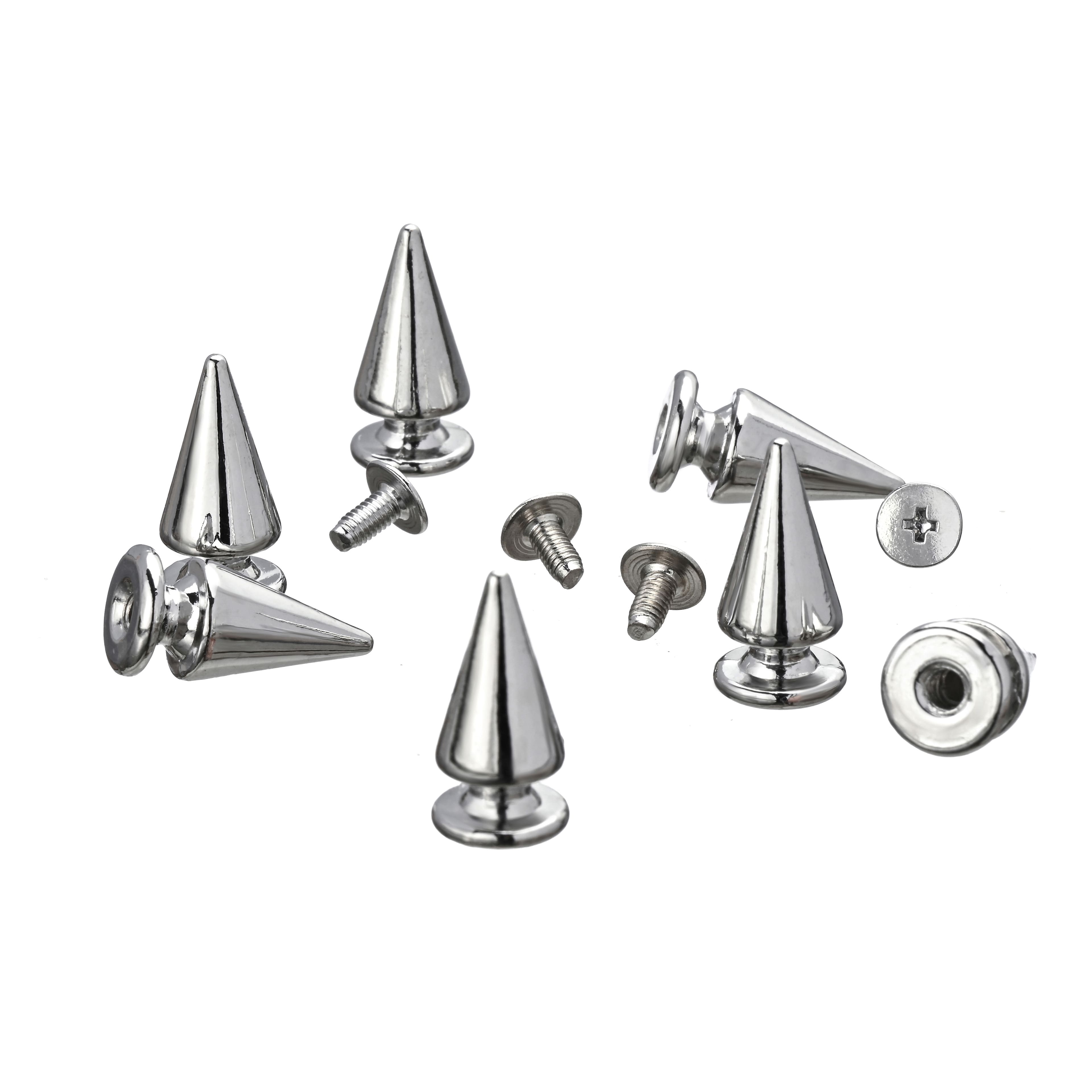 20mm Rhodium Spikes, 10ct. by Bead Landing™