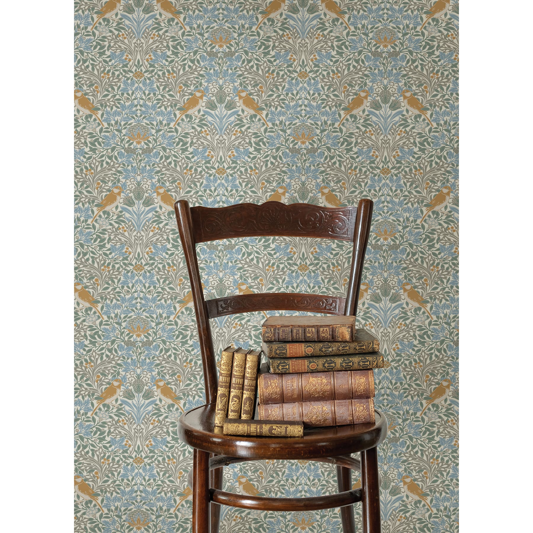 RoomMates Garden Aviary Peel & Stick Wallpaper