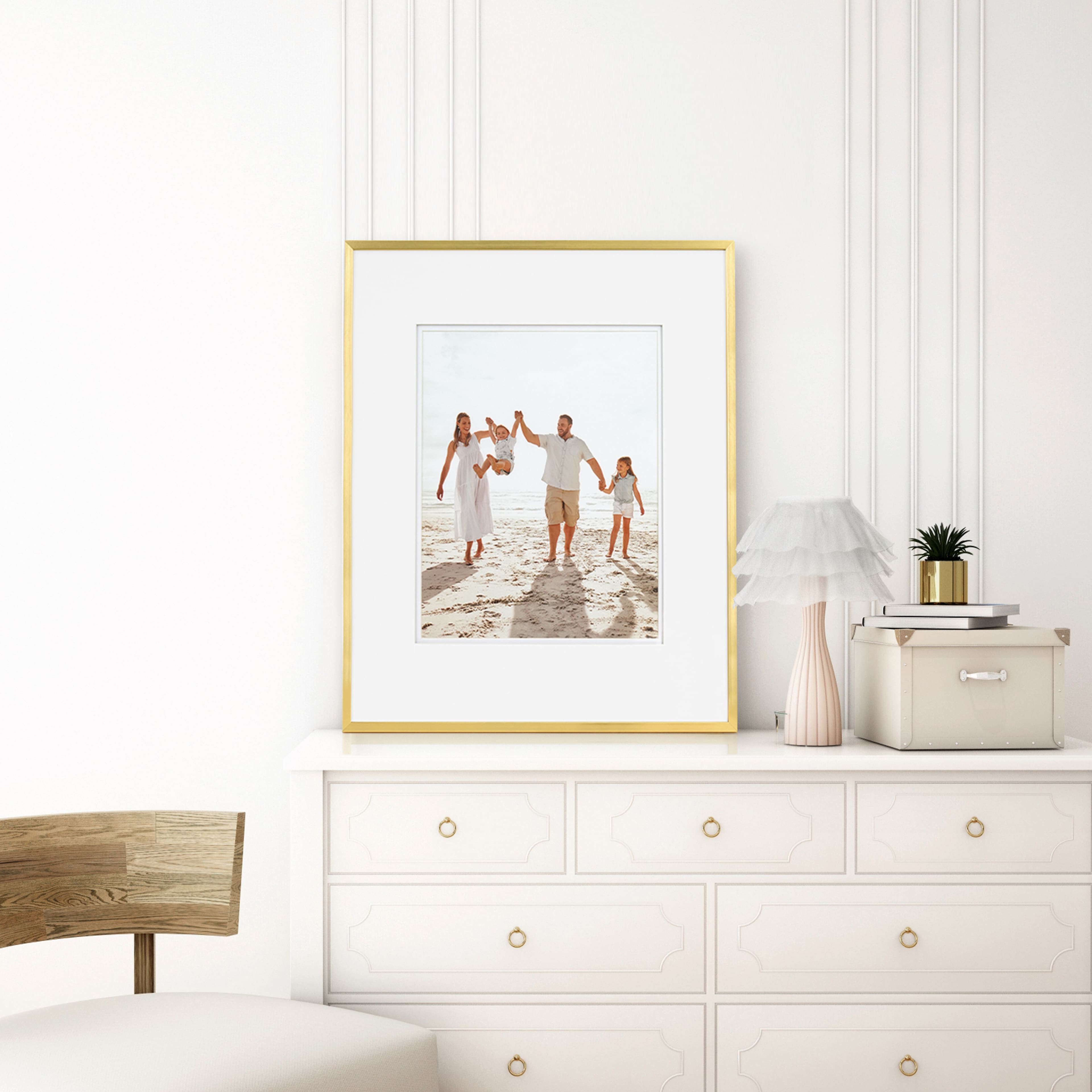 6 Pack: Gallery™ Gold Frame with Mat by Studio Décor®