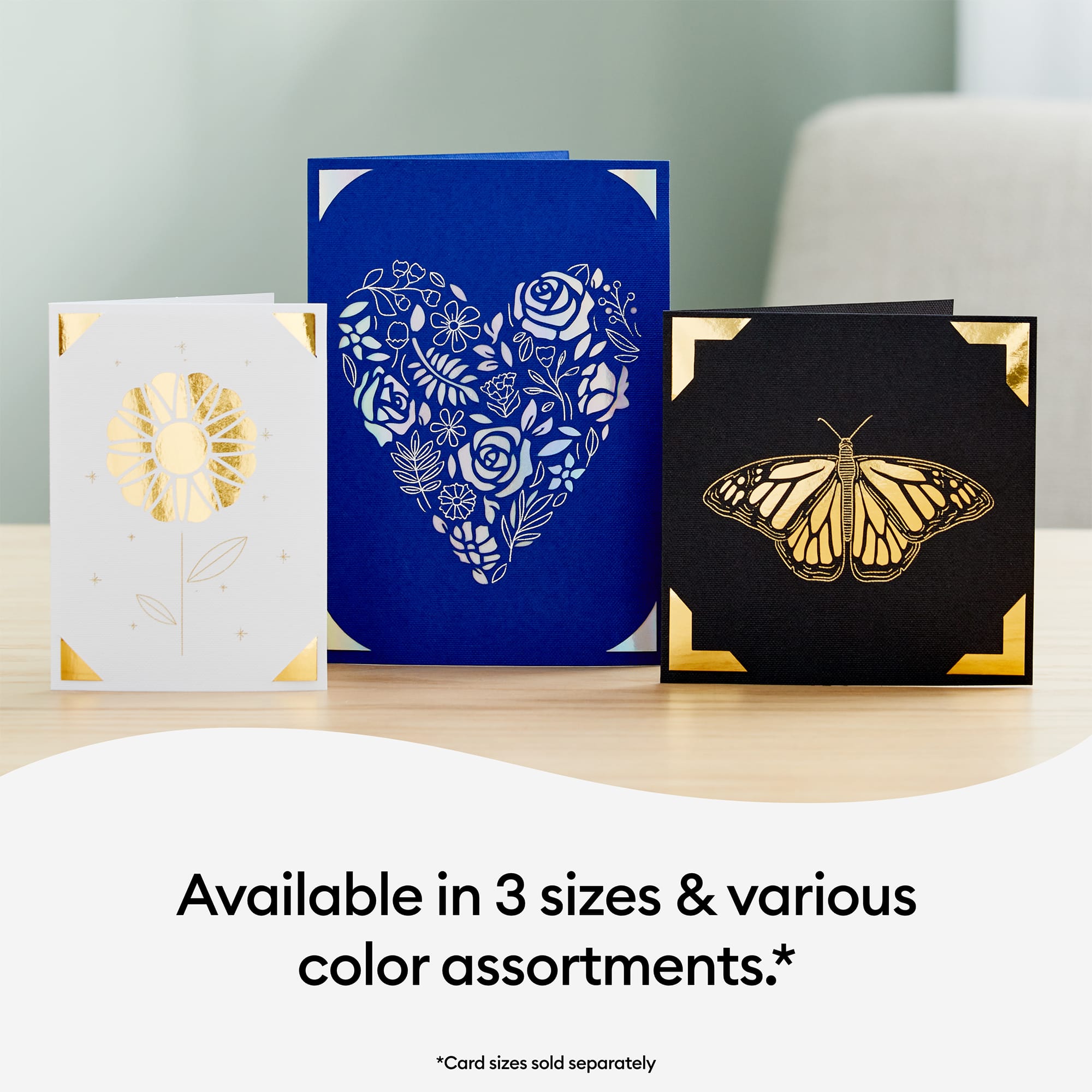Cricut® S40 Foil Transfer Insert Cards, Royal Flush Sampler