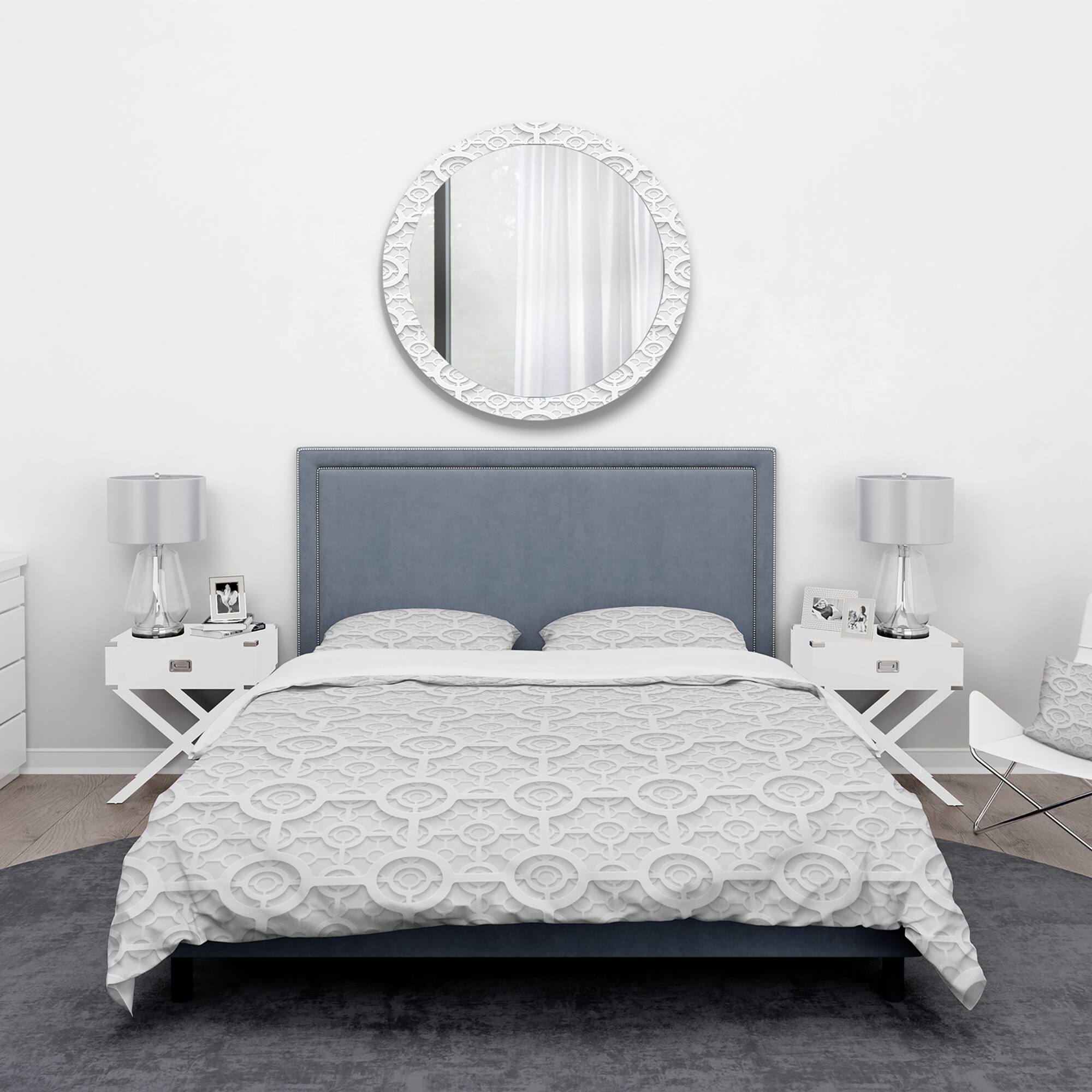 Designart 'Geometric Pattern' Scandinavian Bedding Set