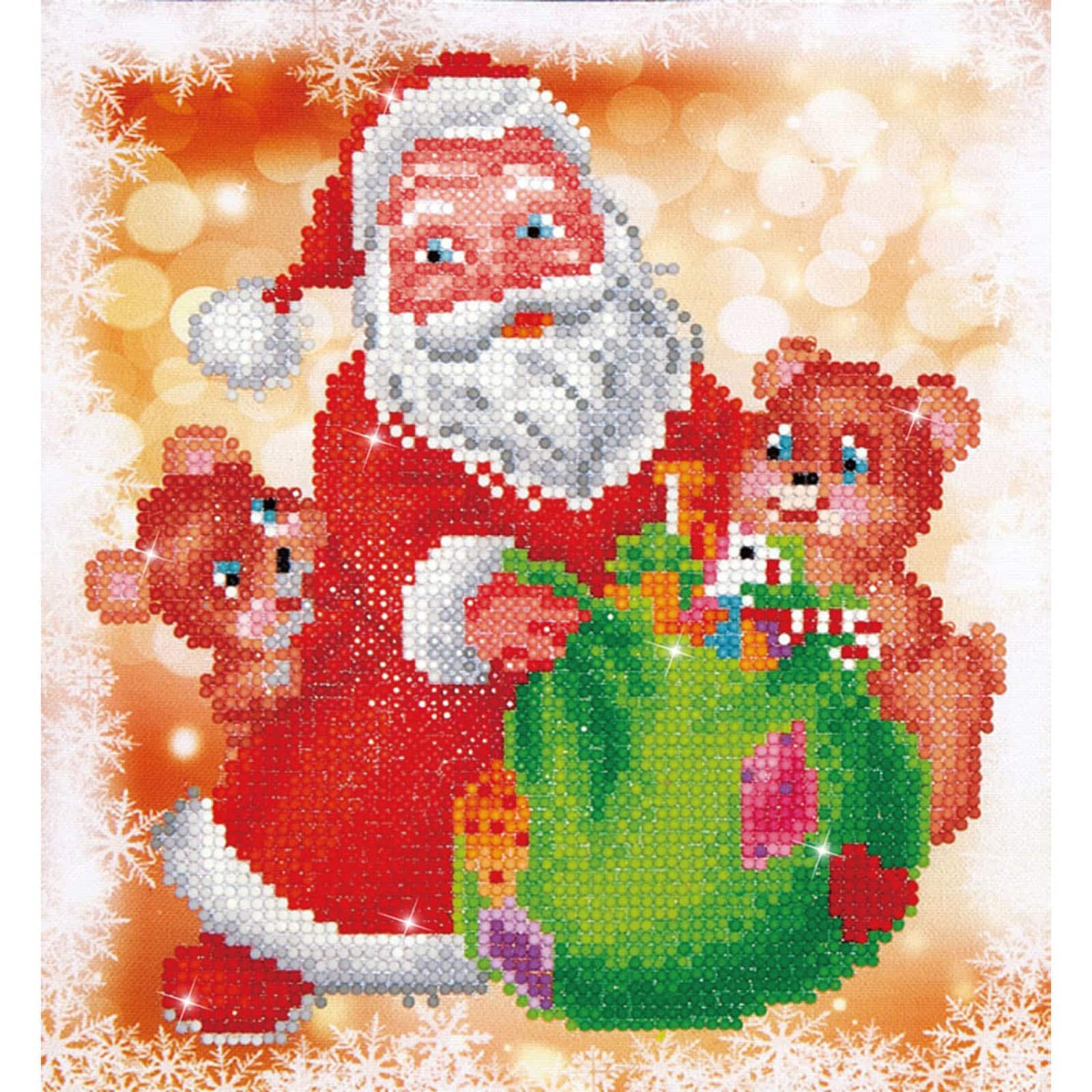Diamond Dotz® Santa & Teddies Diamond Painting Kit
