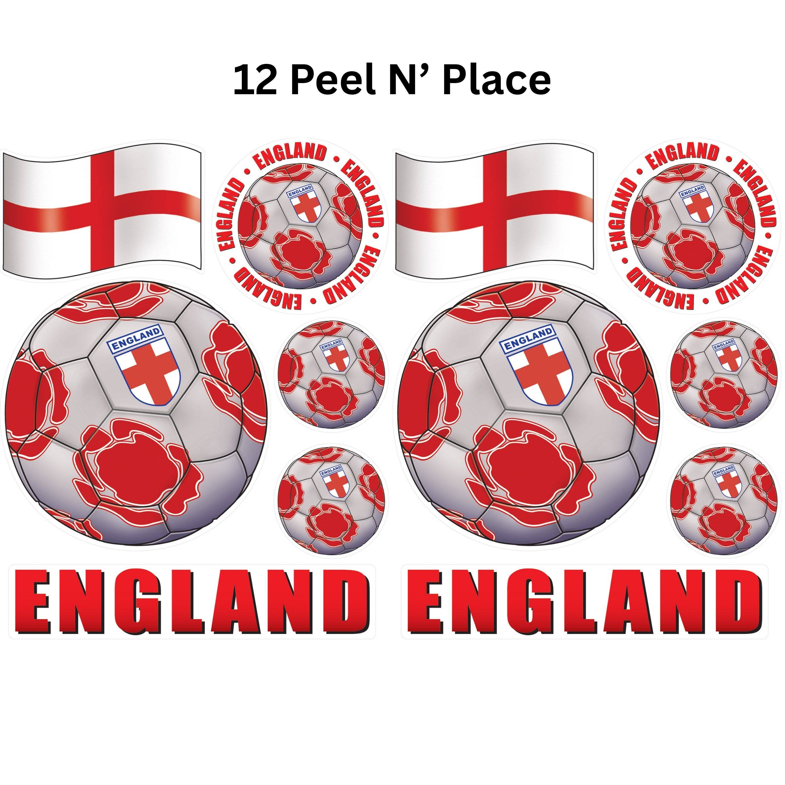 Beistle Soccer Peel 'N Place Decoration Packs
