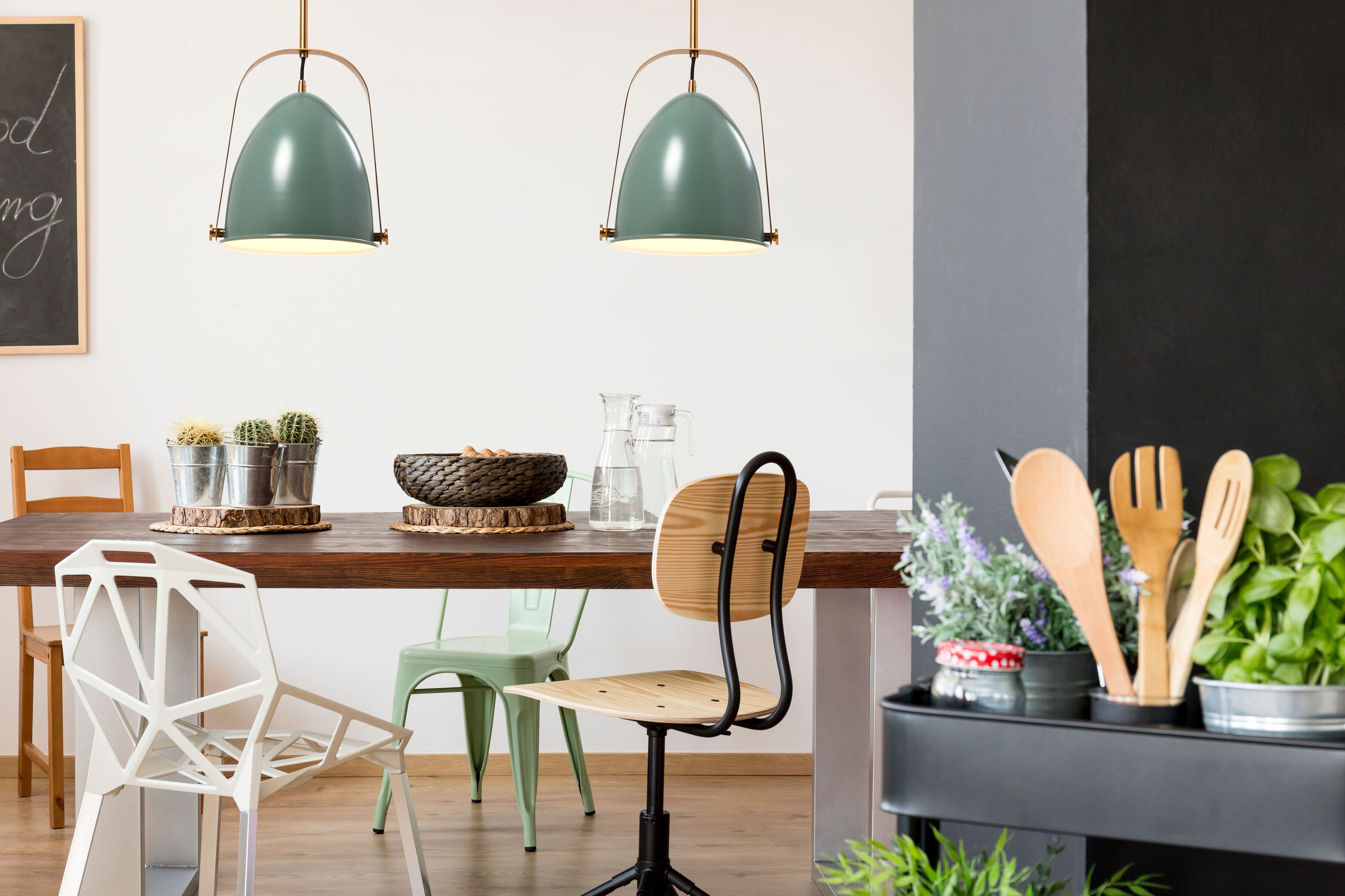 Hello Honey® 5.9ft. 2-Tone Metal Ceiling Light