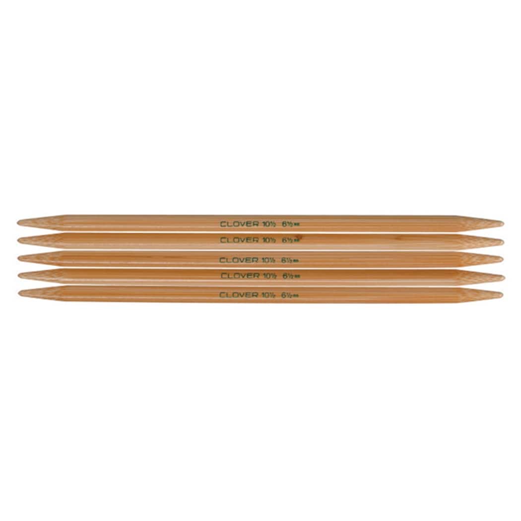 Clover Takumi® 7" Double Point Bamboo Knitting Needles, 5ct.