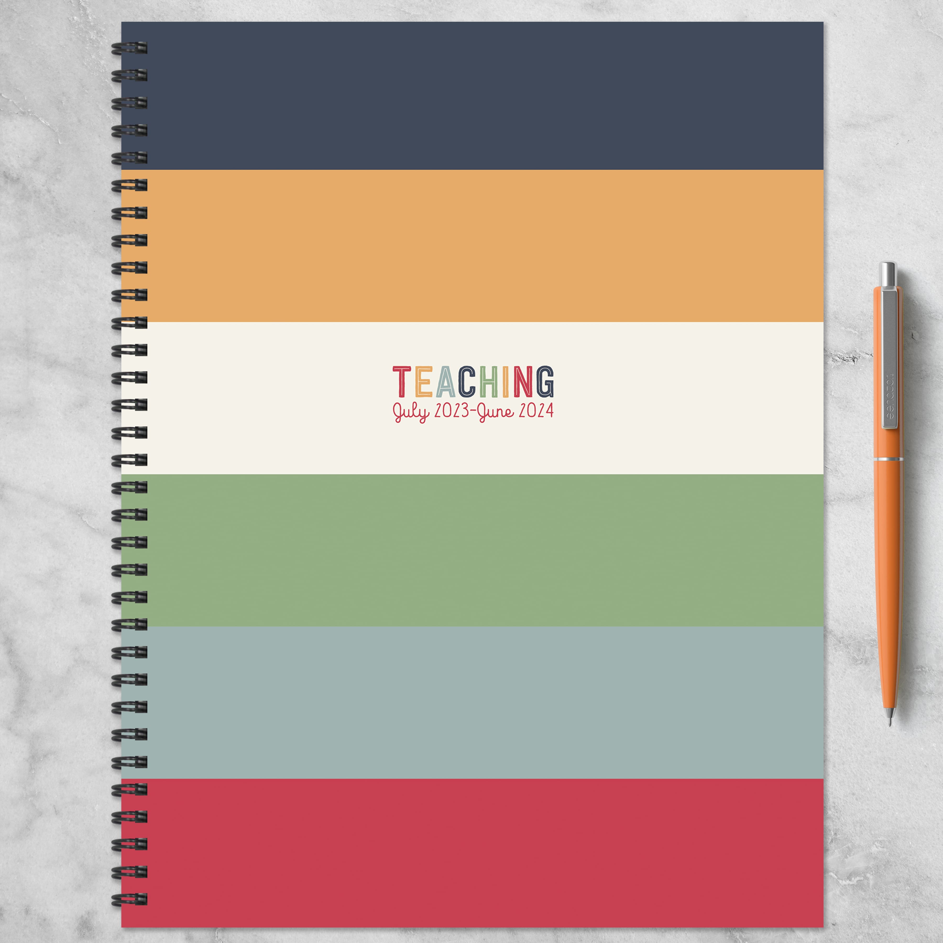 TF Publishing Striped Teacher Planner Lesson Plan Book