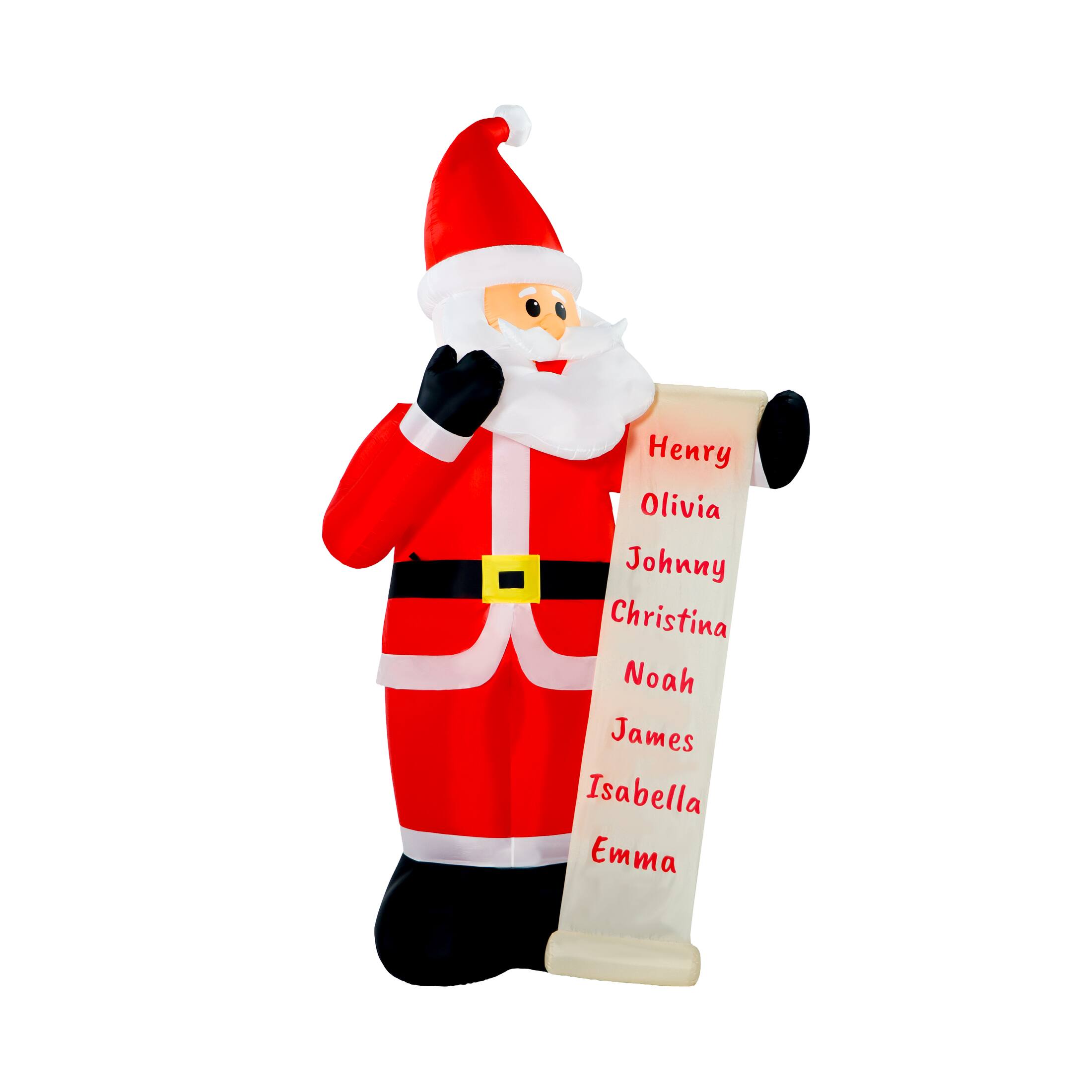 A Holiday Company 15ft. Inflatable Santa with List