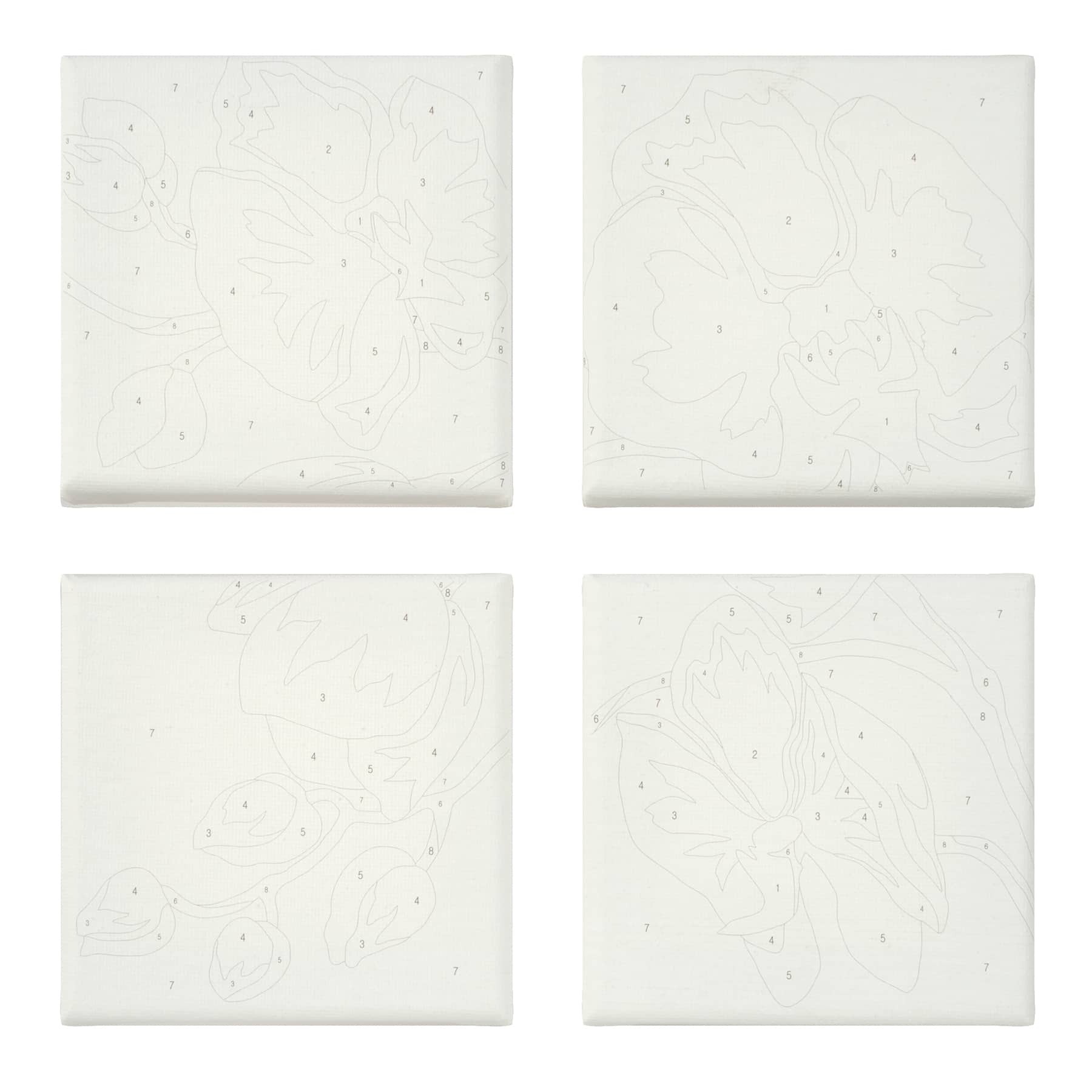 Orchids Paint-by-Number Gallery Mini Kit by Artist's Loft®