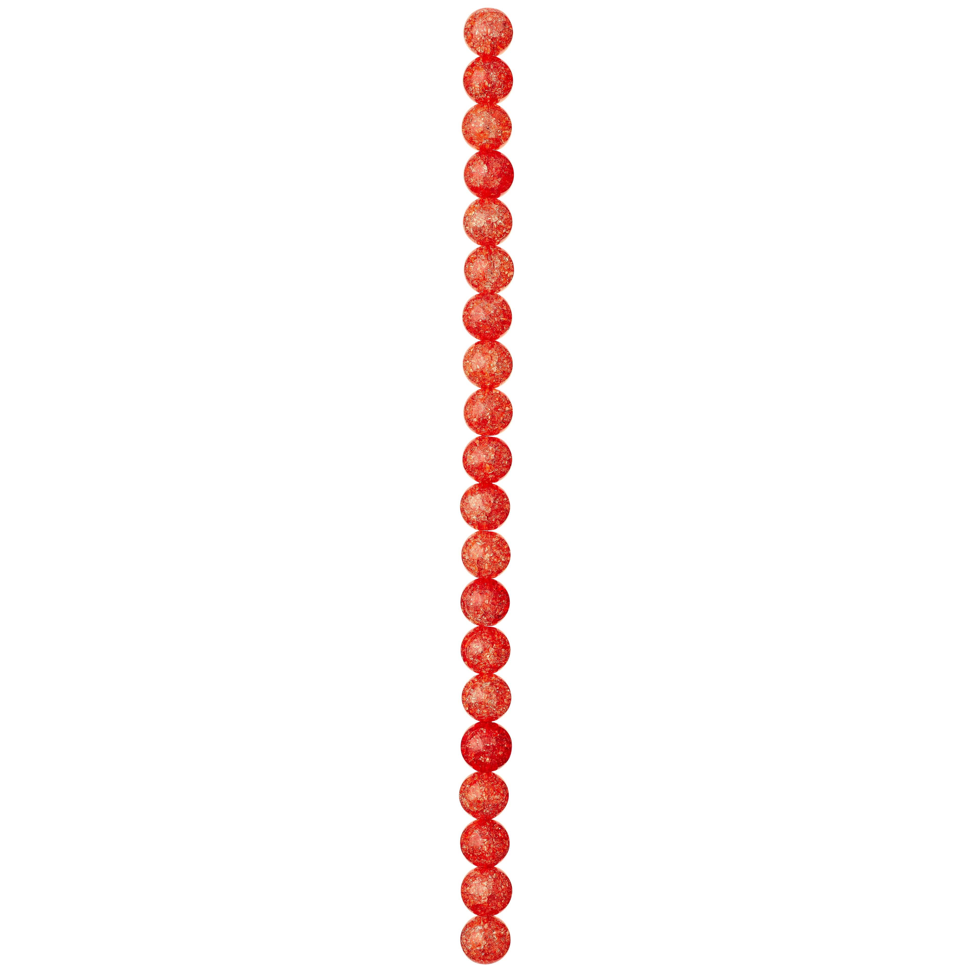 12 Packs: 19 ct. (228 total) Red Crackled Quartzite Round Beads, 10mm by Bead Landing™