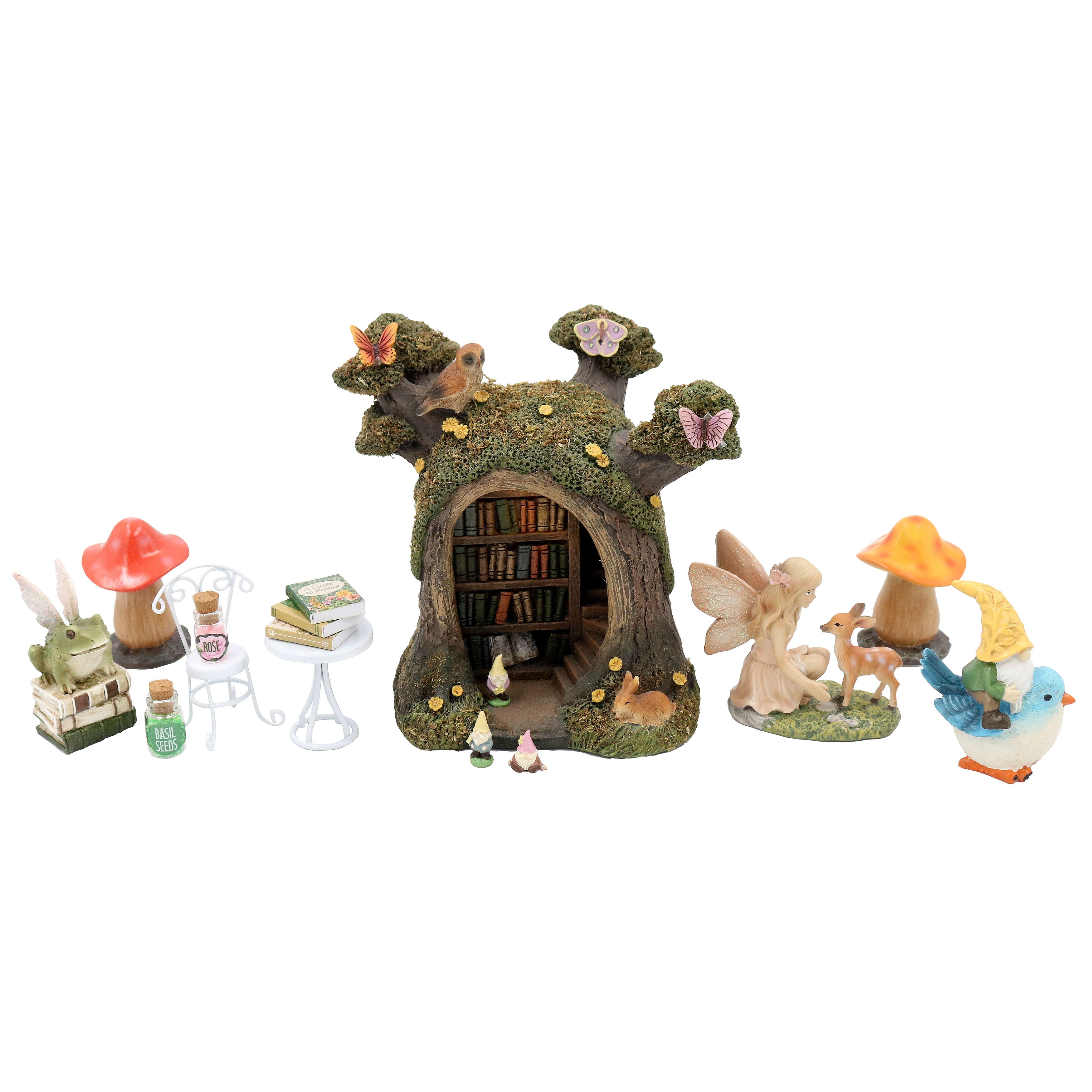 Mini Fairy Frog on Books Decoration by Ashland®
