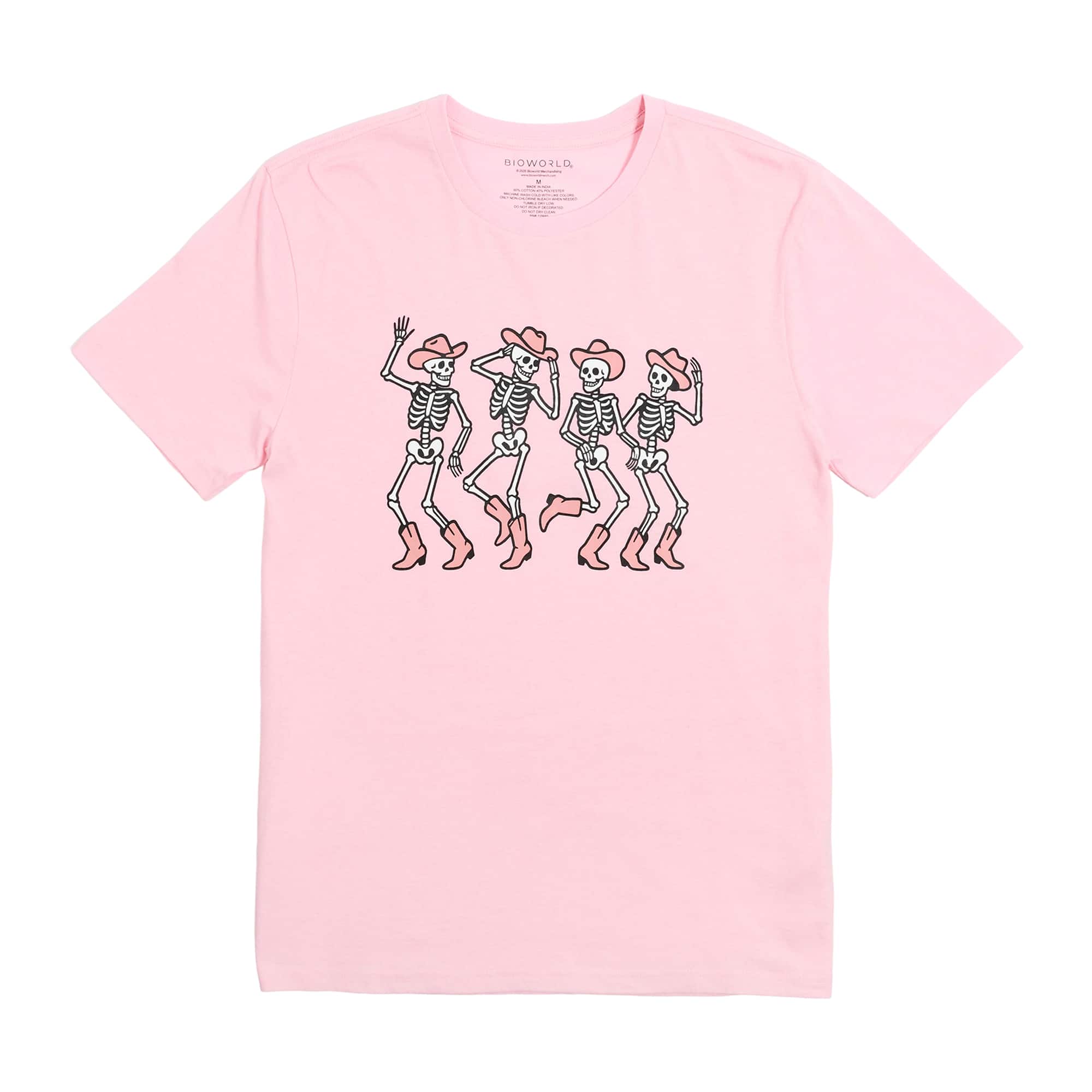 Dancing Cowgirl Skeletons Adult T-Shirt